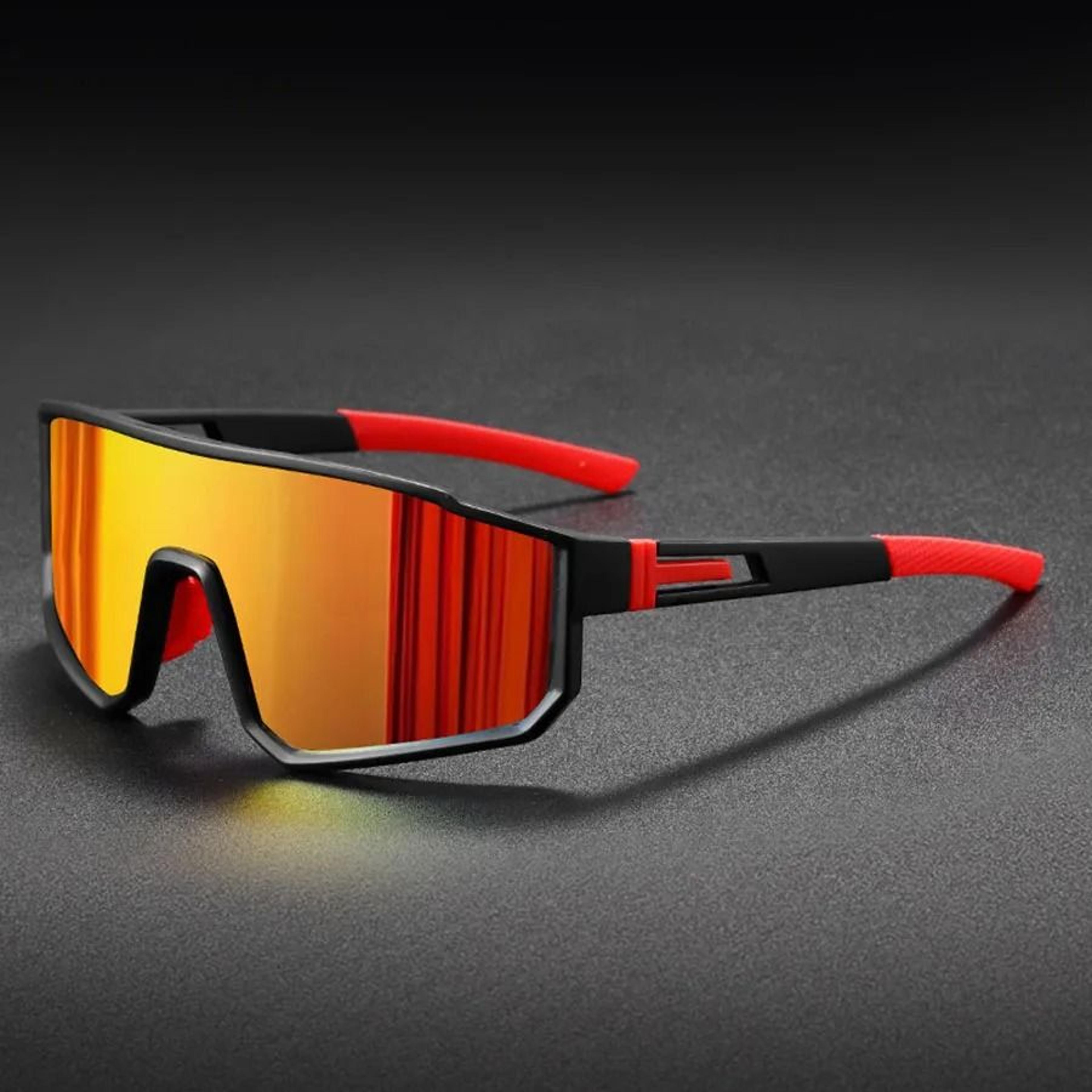 Oversized Cycling Sunglasses For Men With Windproof Color Coated Lenses 8