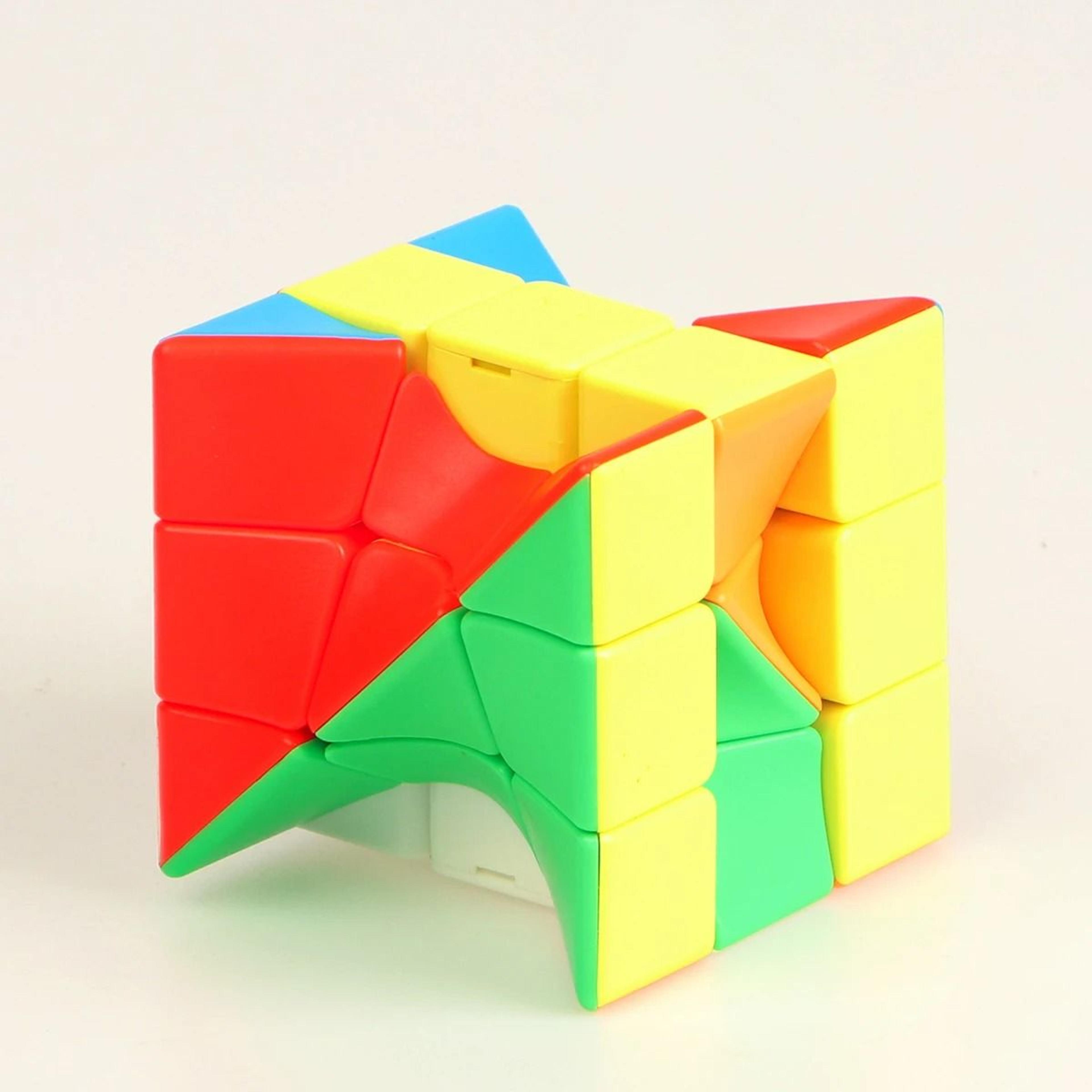 Twisted 3x3x3 Speed Puzzle Cube For Stress Relief And Brain Training 3