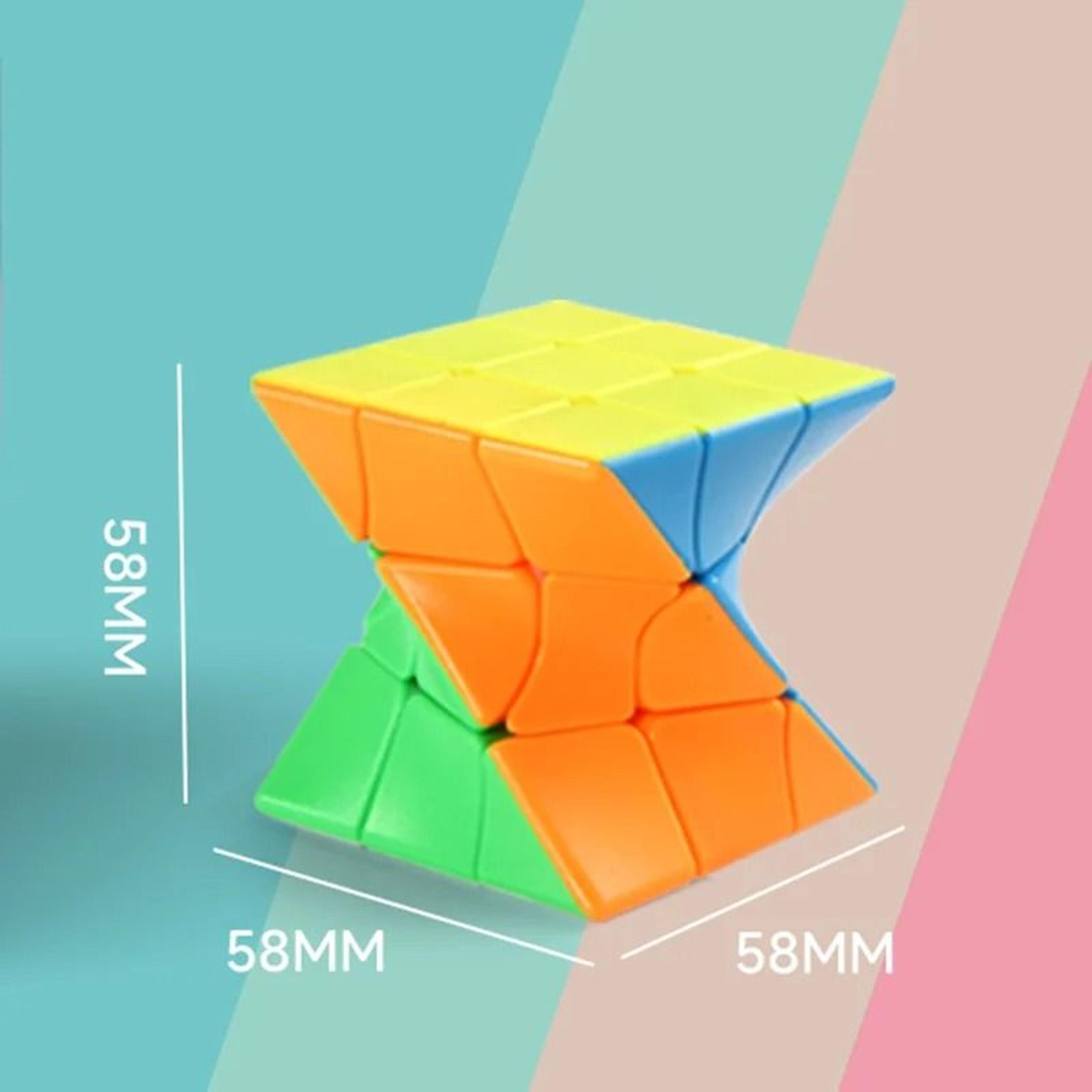 Twisted 3x3x3 Speed Puzzle Cube For Stress Relief And Brain Training 6