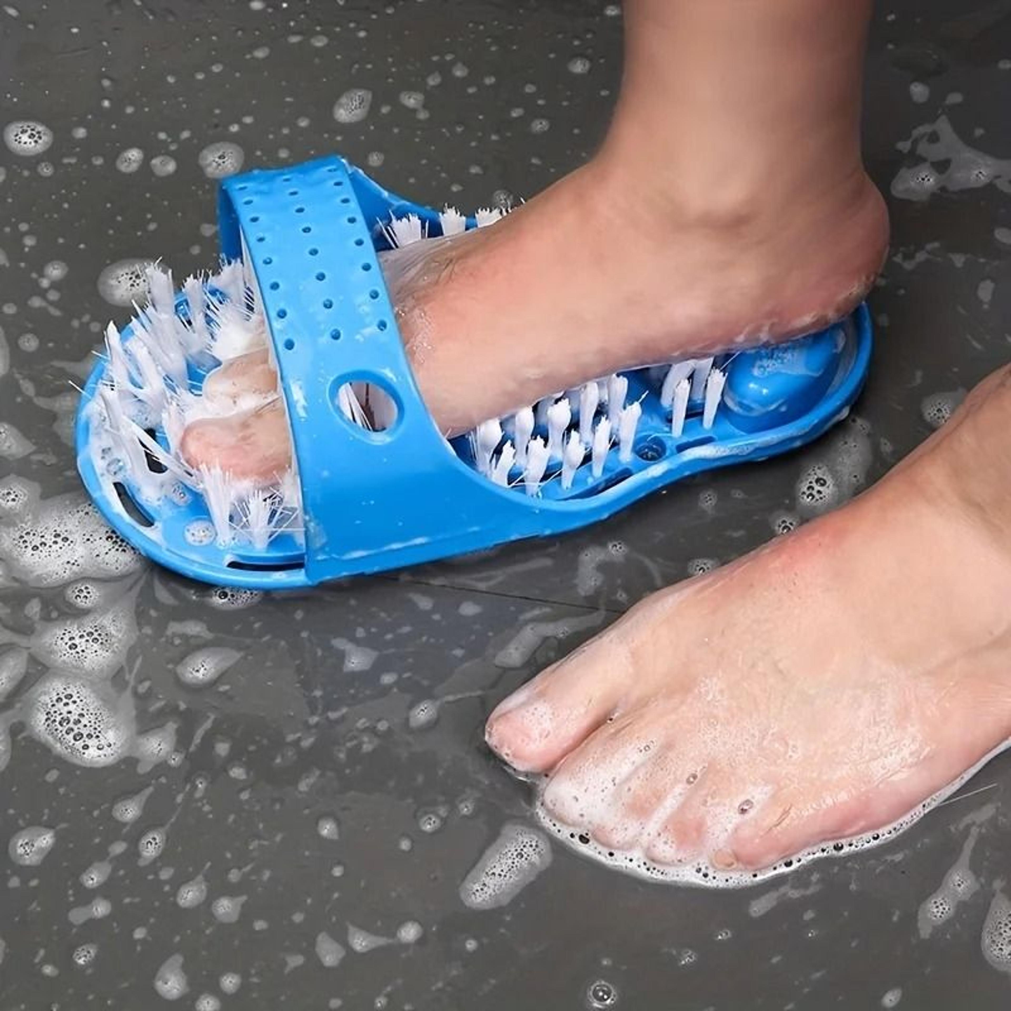 Shower Foot Cleaner Brush For Scrubbing And Massaging With Strong Suction Cup Grip 6