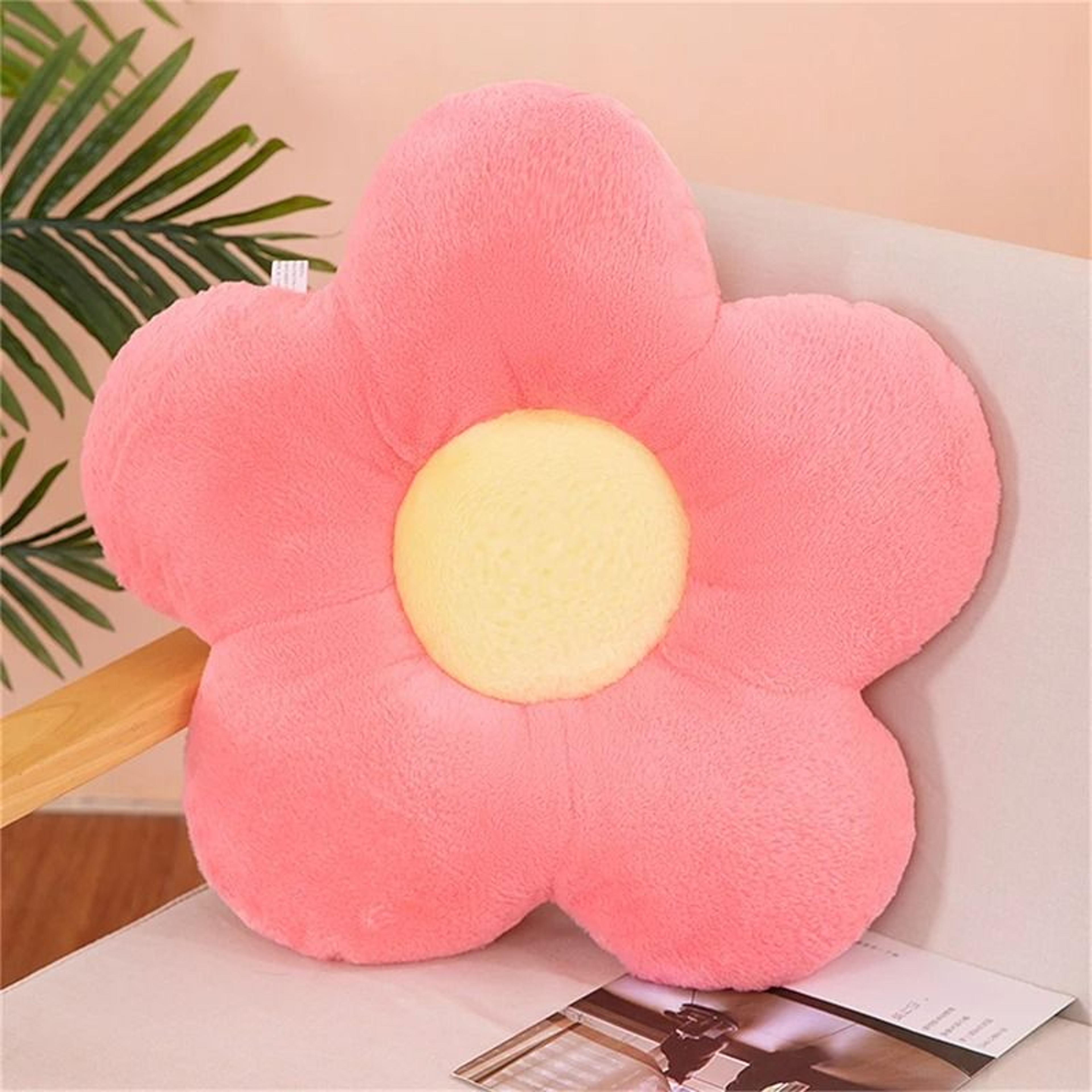 Soft Plush Five Petal Flower Cushion For Bedroom Decor And Cozy Seating 7
