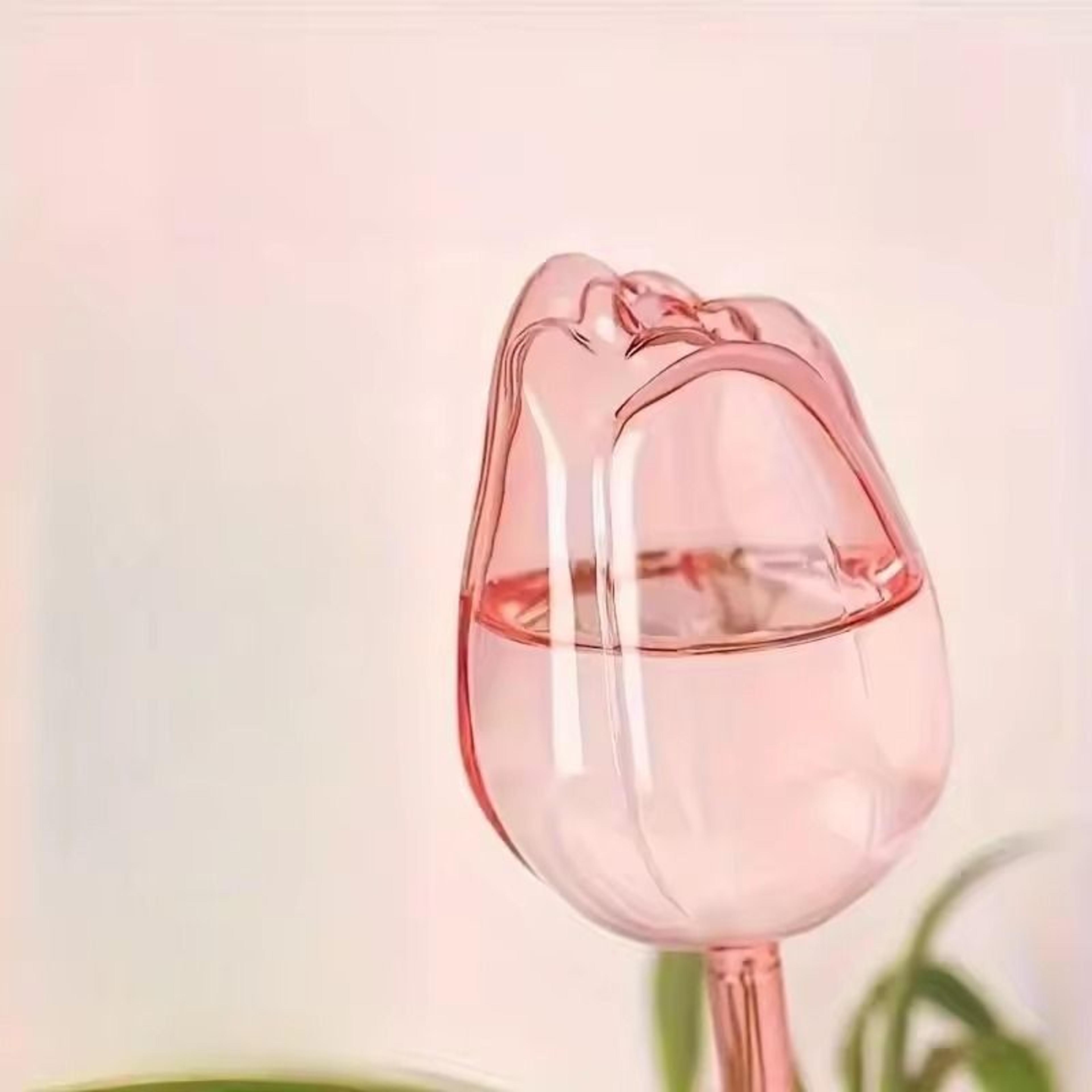 Pink Tulip Automatic Plant Watering Ball For Indoor And Outdoor Plants 4