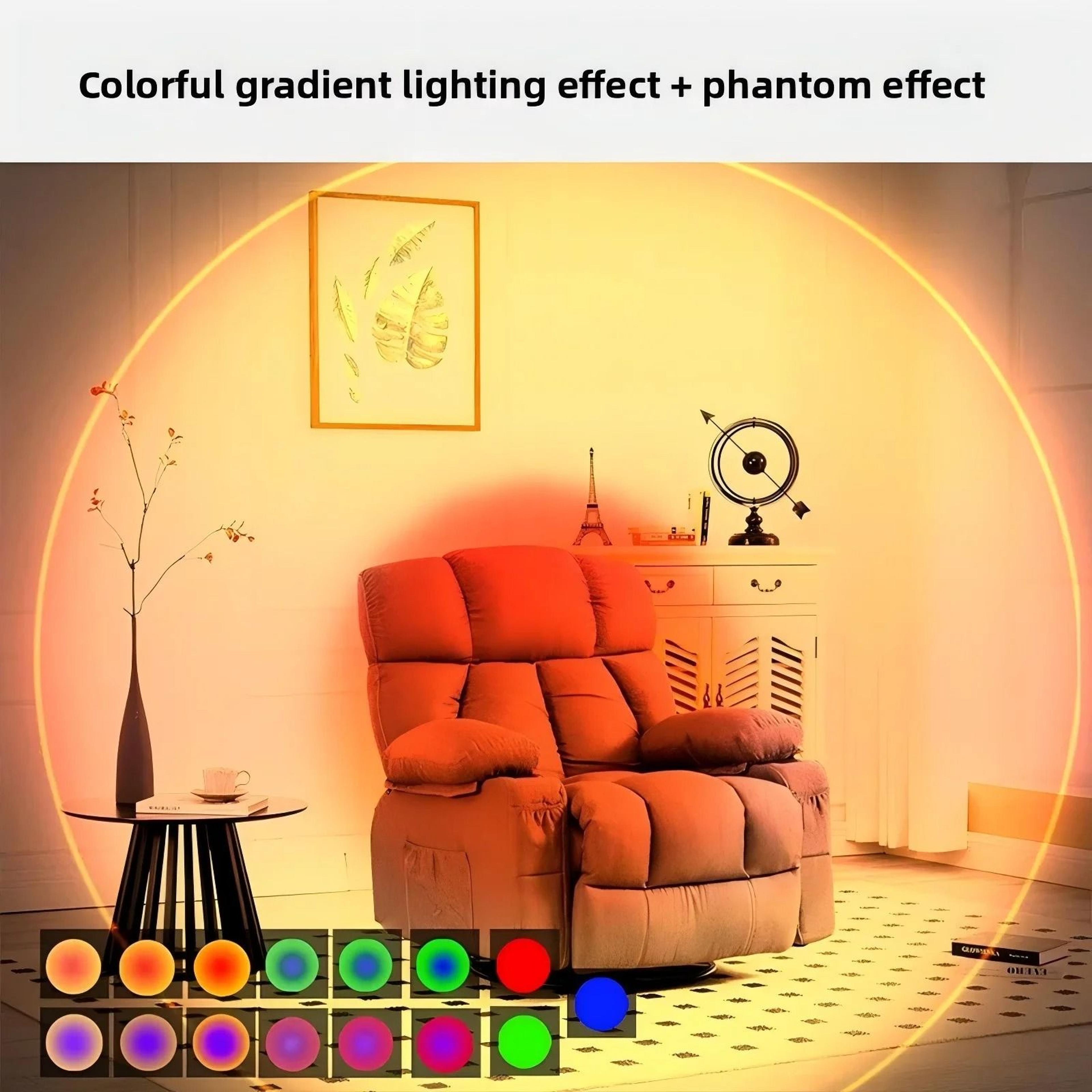 Smart RGB Gradient Night Light Magnetic Motion Sensor Rechargeable Wall Lamp 1