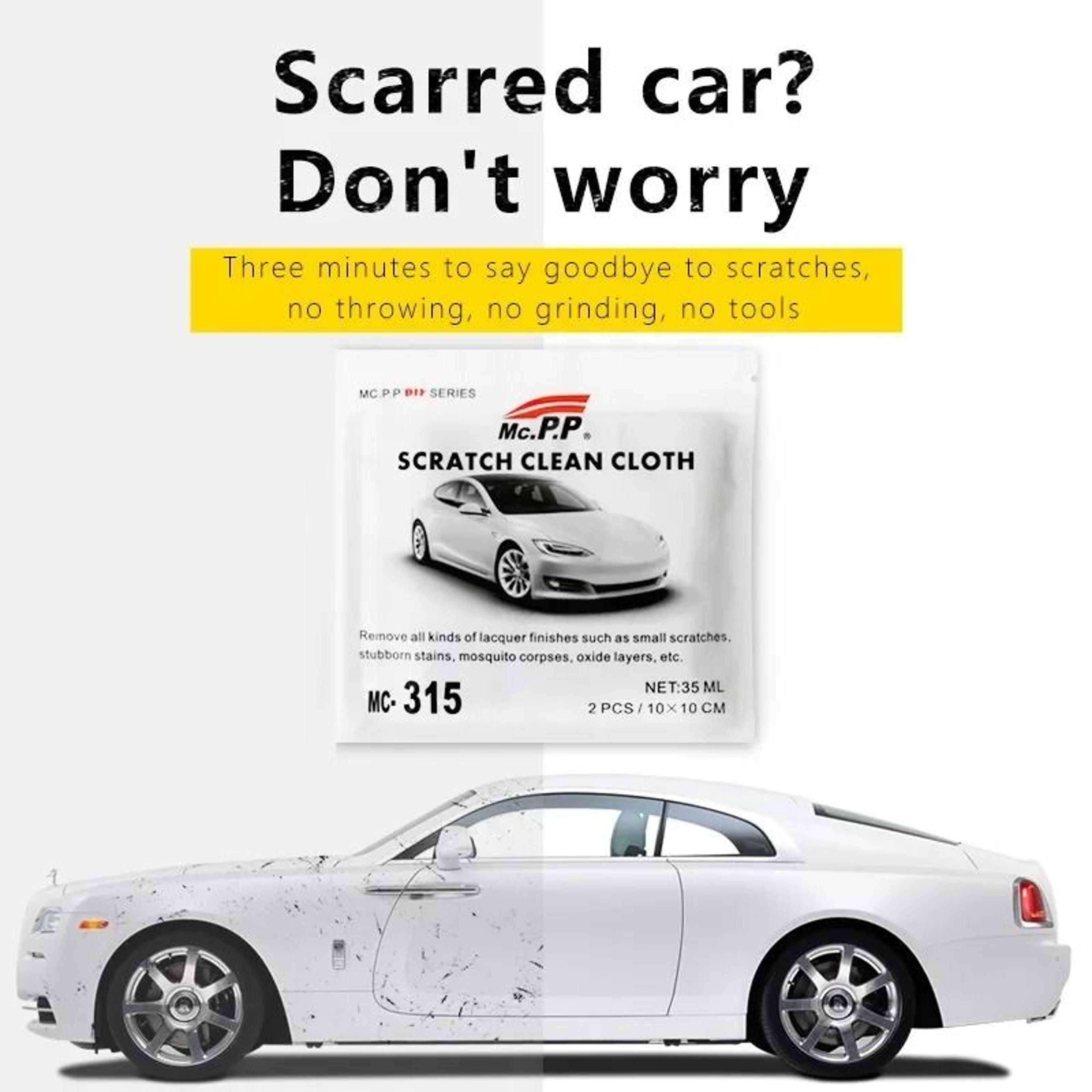 Upgraded Nano Magic Car Scratch Remover Cloth Multipurpose Paint Repair Cloth 1