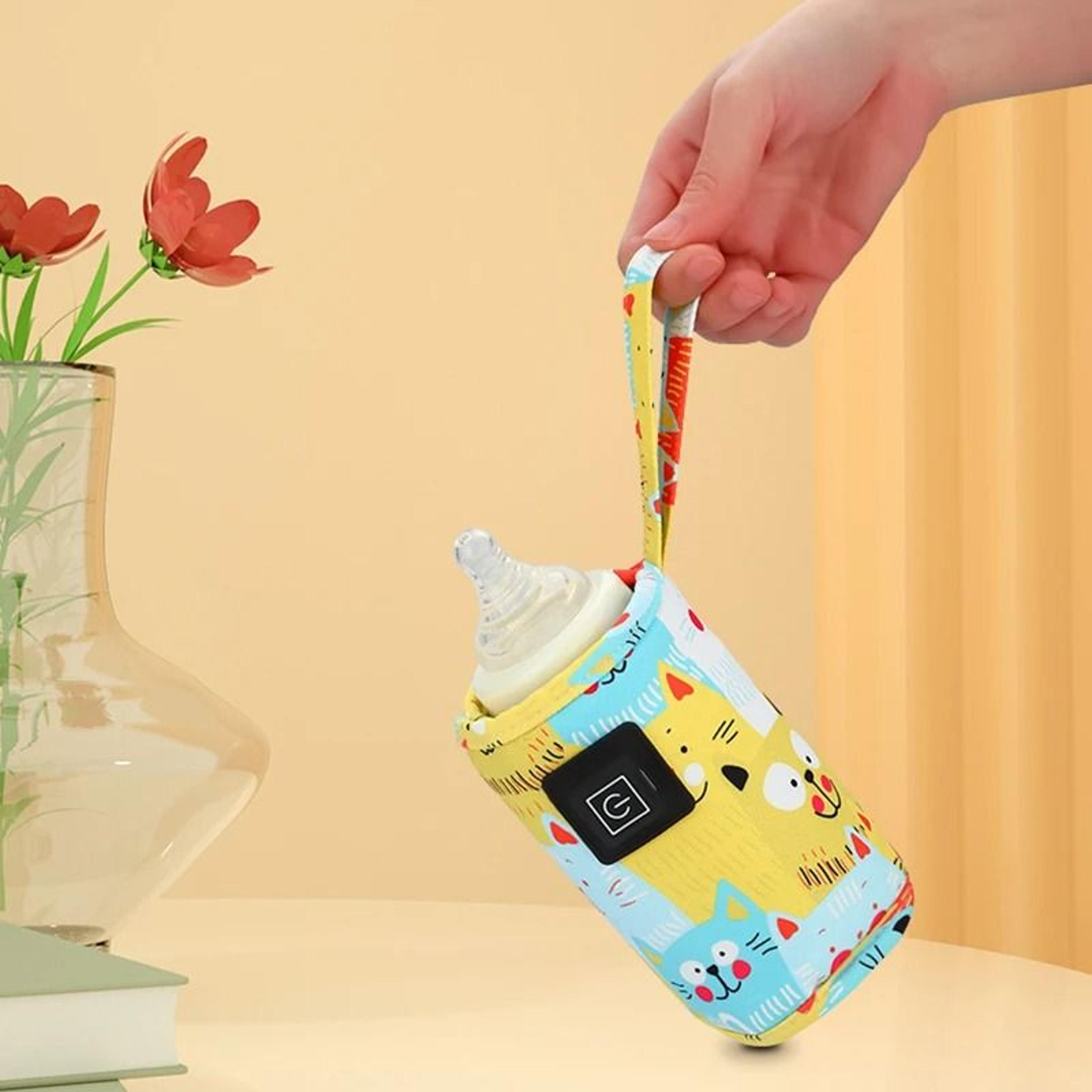 USB Milk Bottle Warmer Portable Insulated Heating Sleeve For Travel And Strollers 3