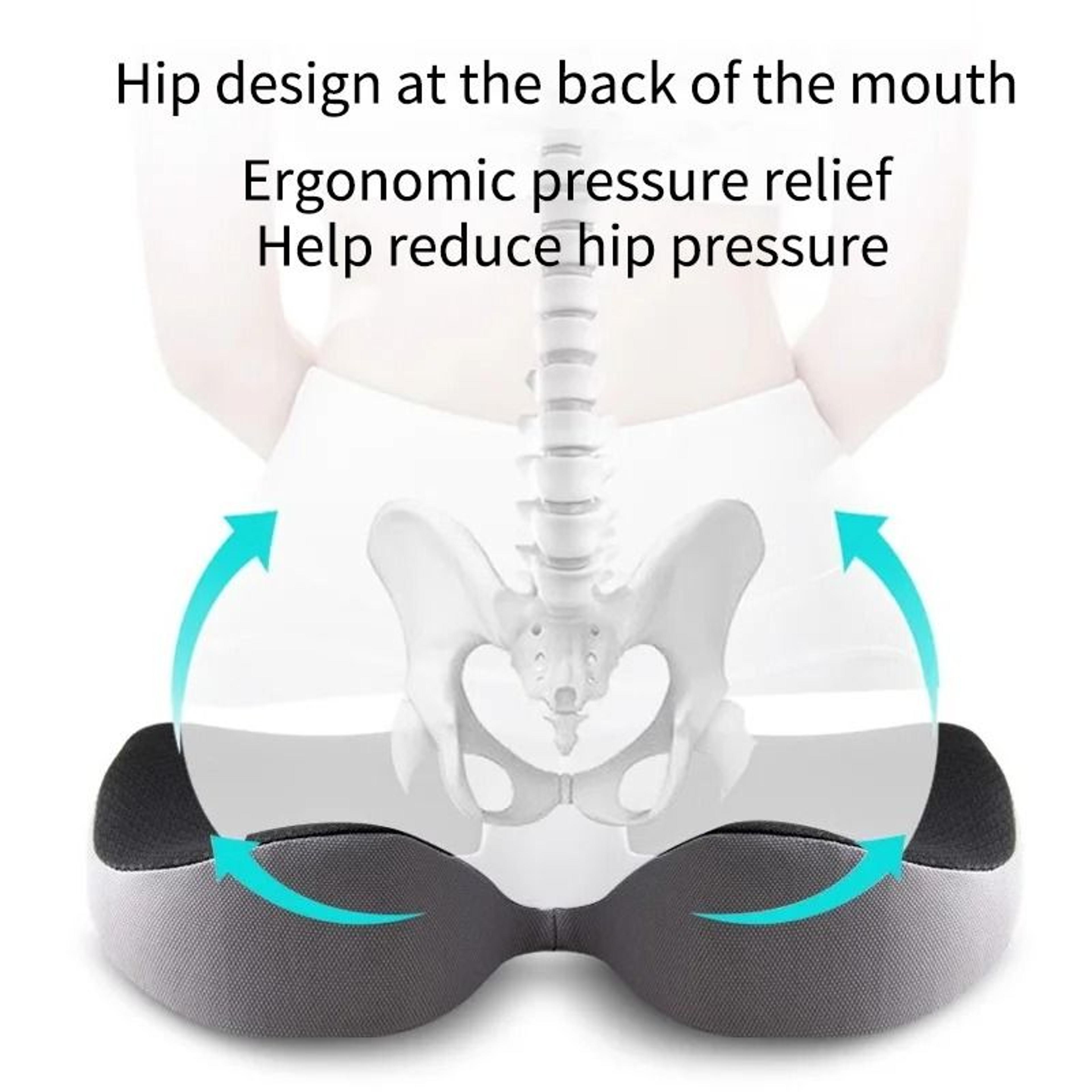 Orthopedic Memory Foam Cushion For Tailbone And Back Pain Relief 4