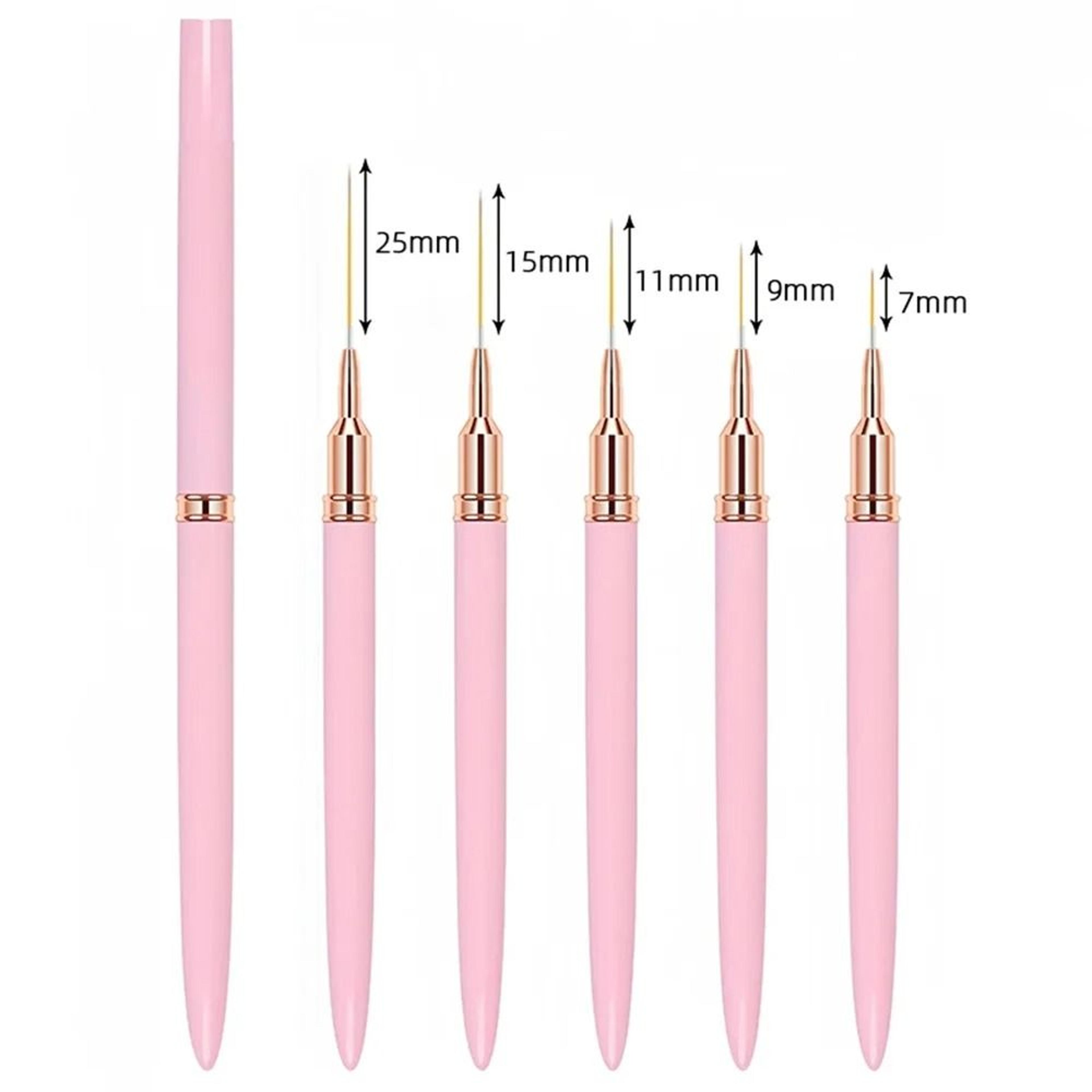 Nail Brush Pen Set Professional Liner Brushes For Striping And Drawing 4