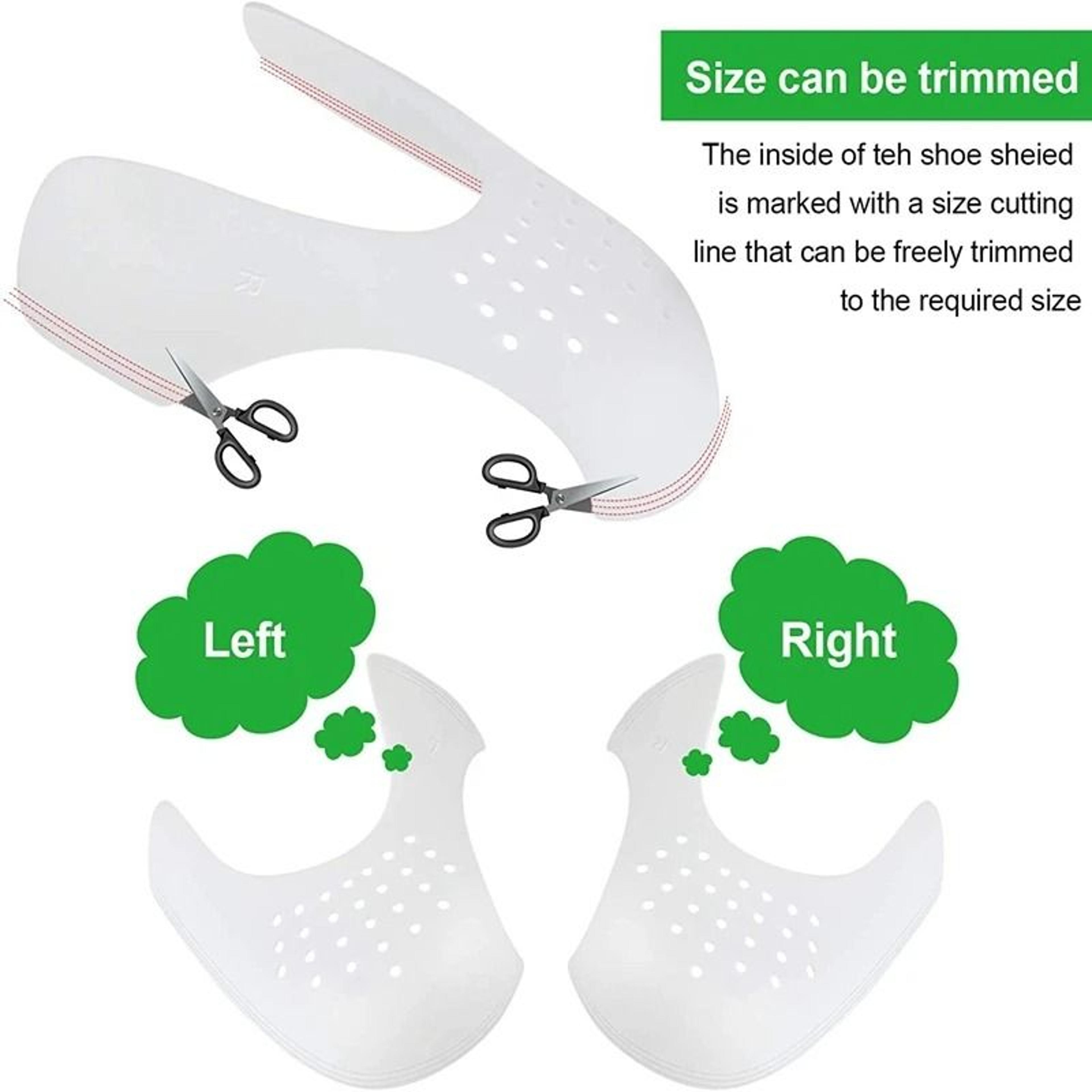Crease Protector Shoe Anti Crease Toe Cap Support Shoe Stretcher Shield 2