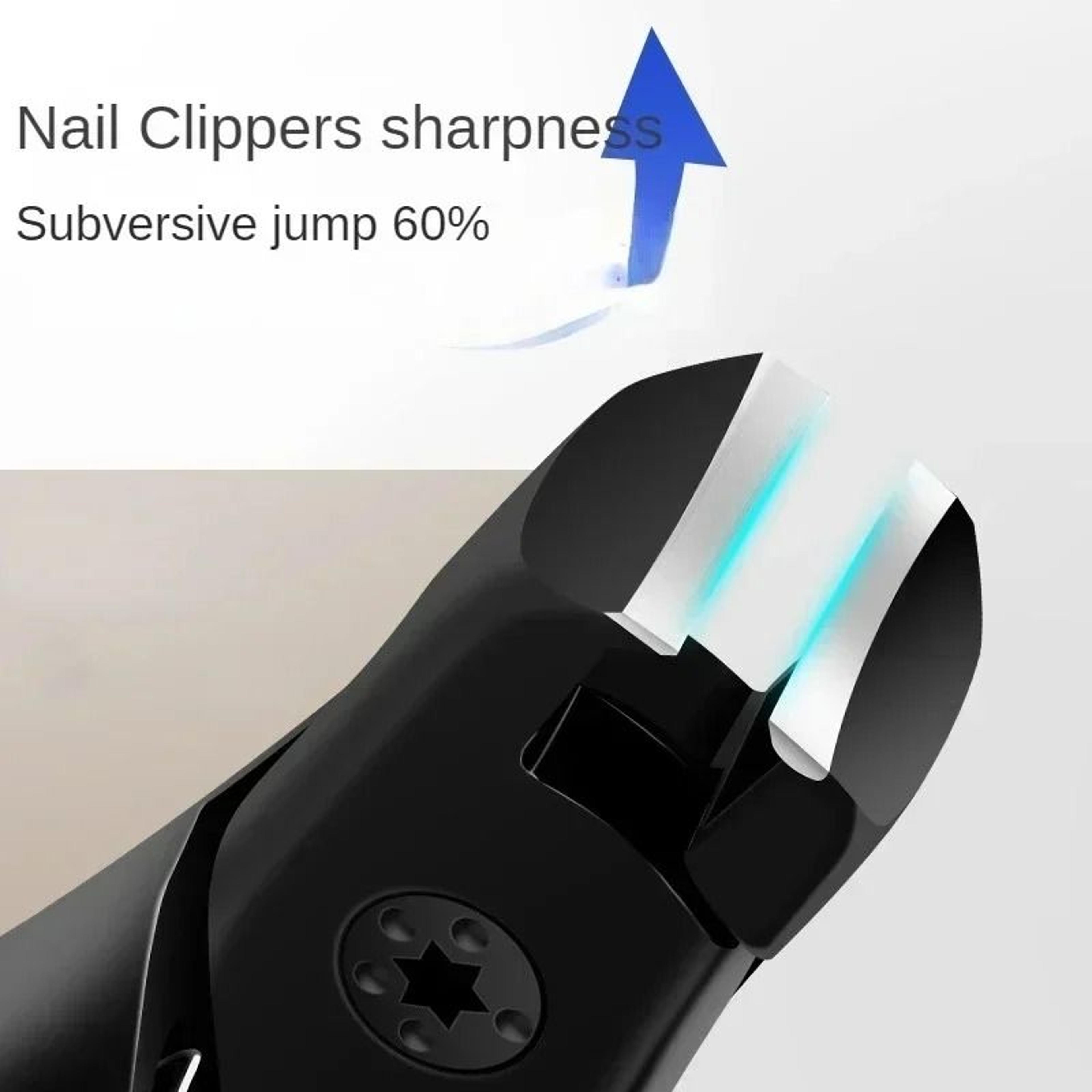 Anti Splash Nail Clippers For Thick And Hard Nails With Large Ergonomic Design 2