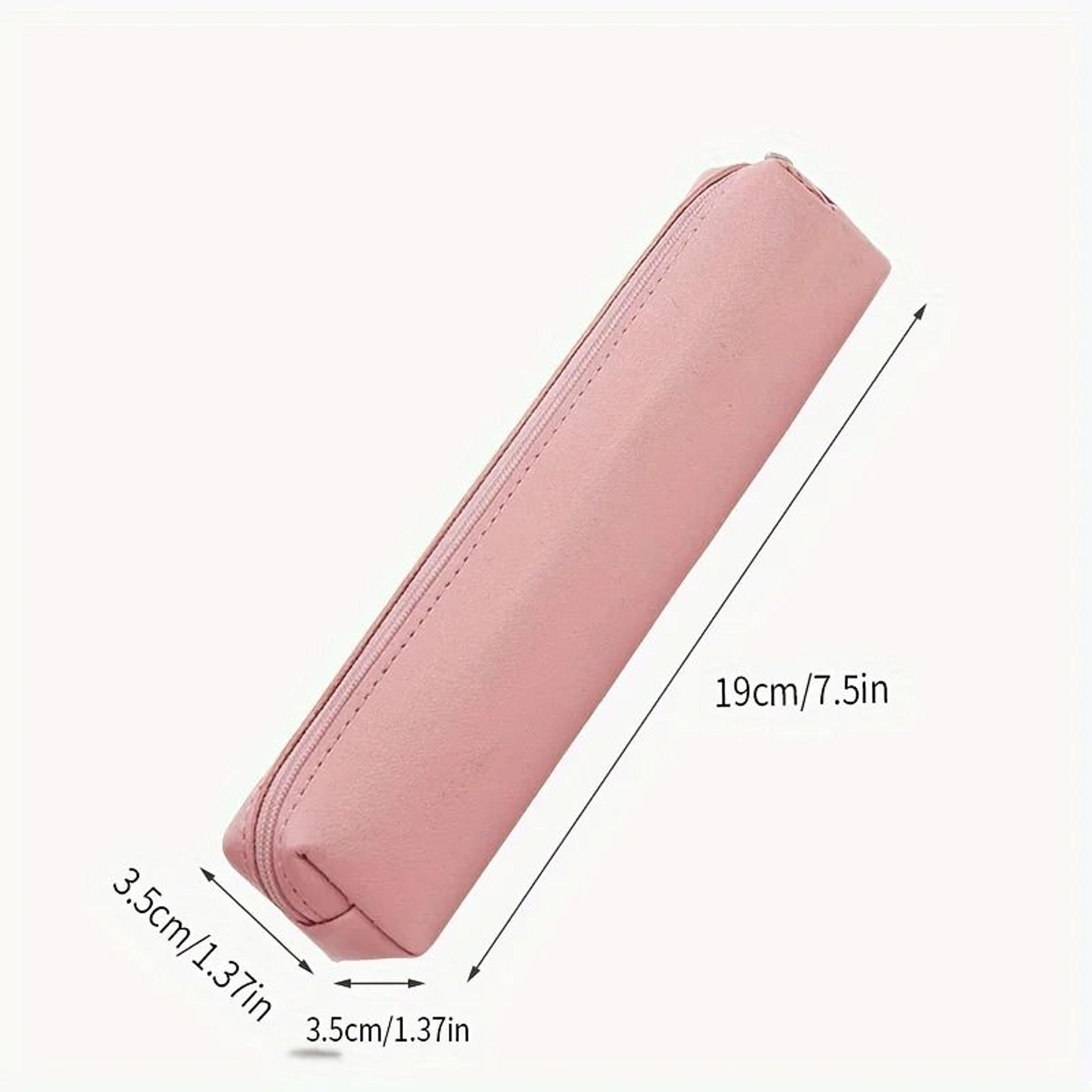 Mini Makeup Pencil Case Bag Premium Faux Leather Pencil Case For Travel School Or Work 3