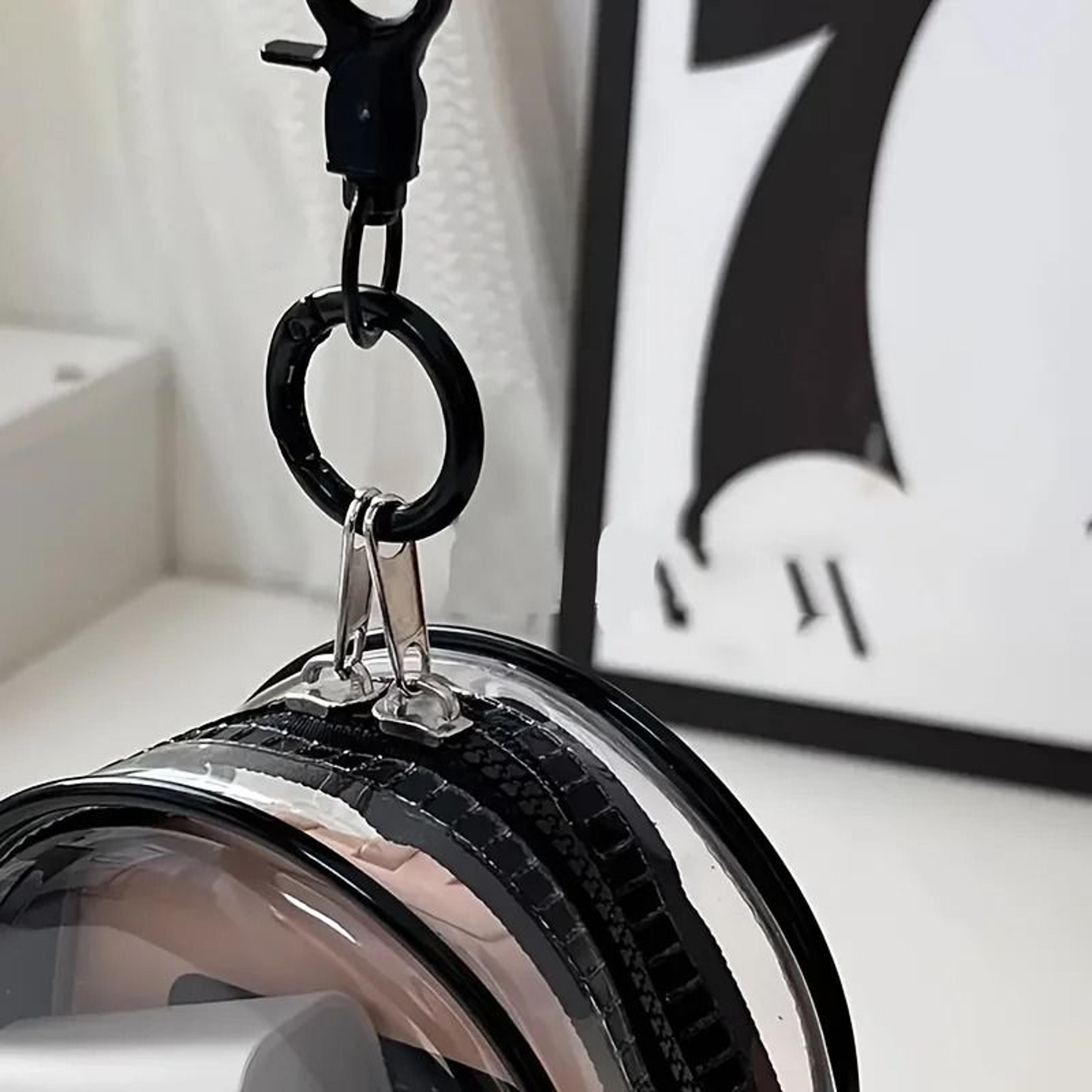 Portable Mini Clear Zipper Storage Bag Space Saving Organizer For Earphones Chargers And Small Acce 4