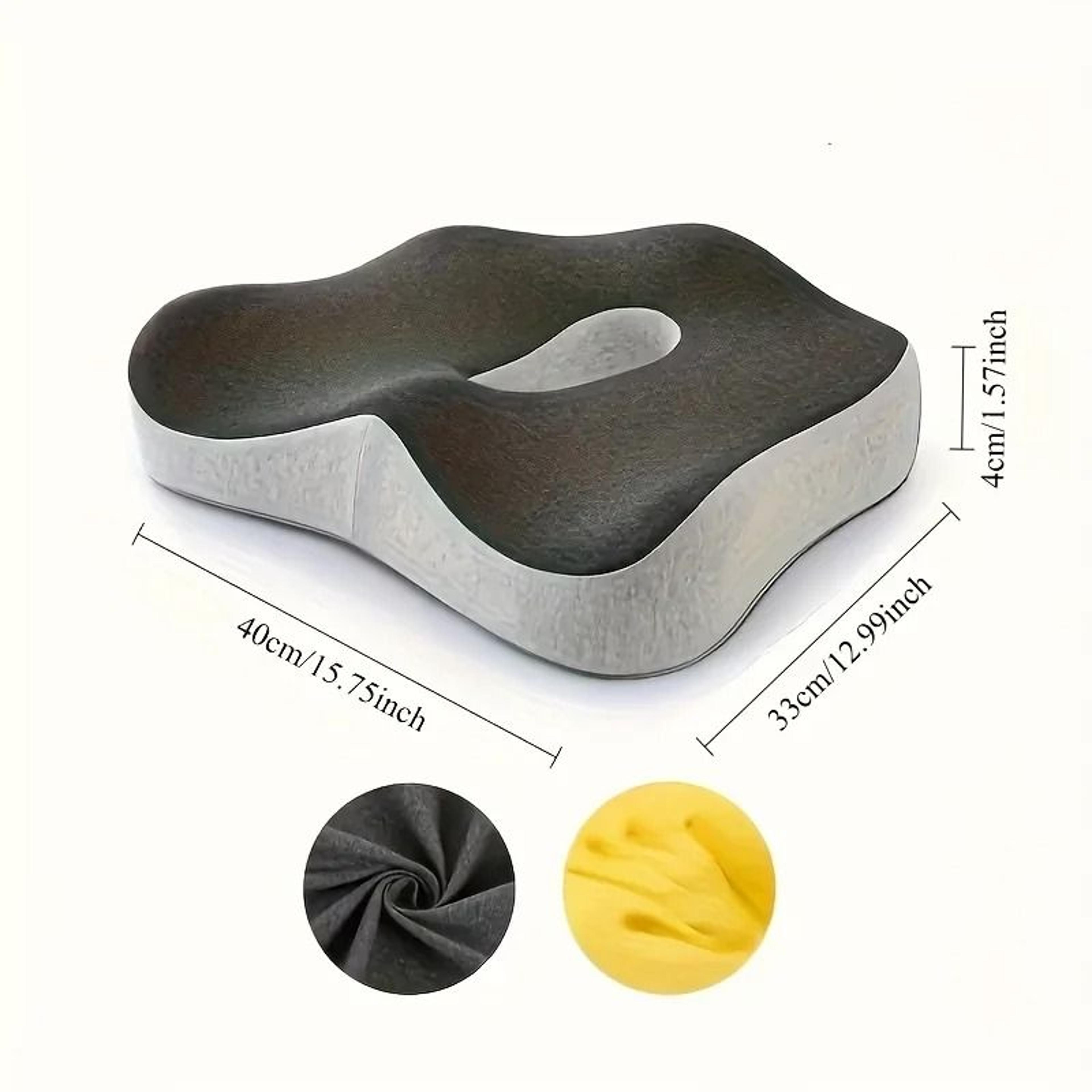 Ergonomic Memory Foam Office Seat Cushion With 3 Zone Support For Posture And Comfort 3