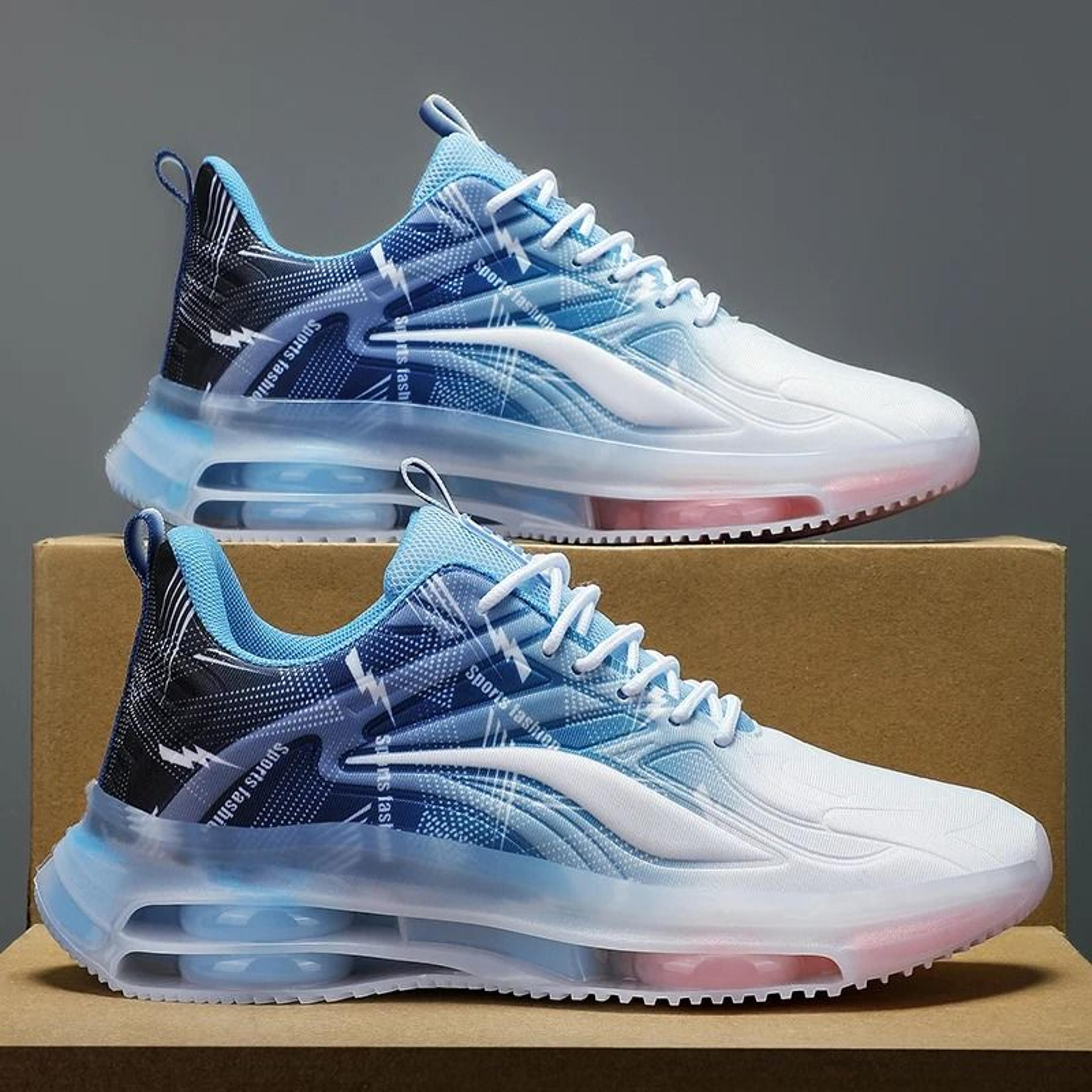 Mens Air Cushion Basketball Shoes Breathable Non Slip Shock Absorbing Outdoor Sports Sneakers 6