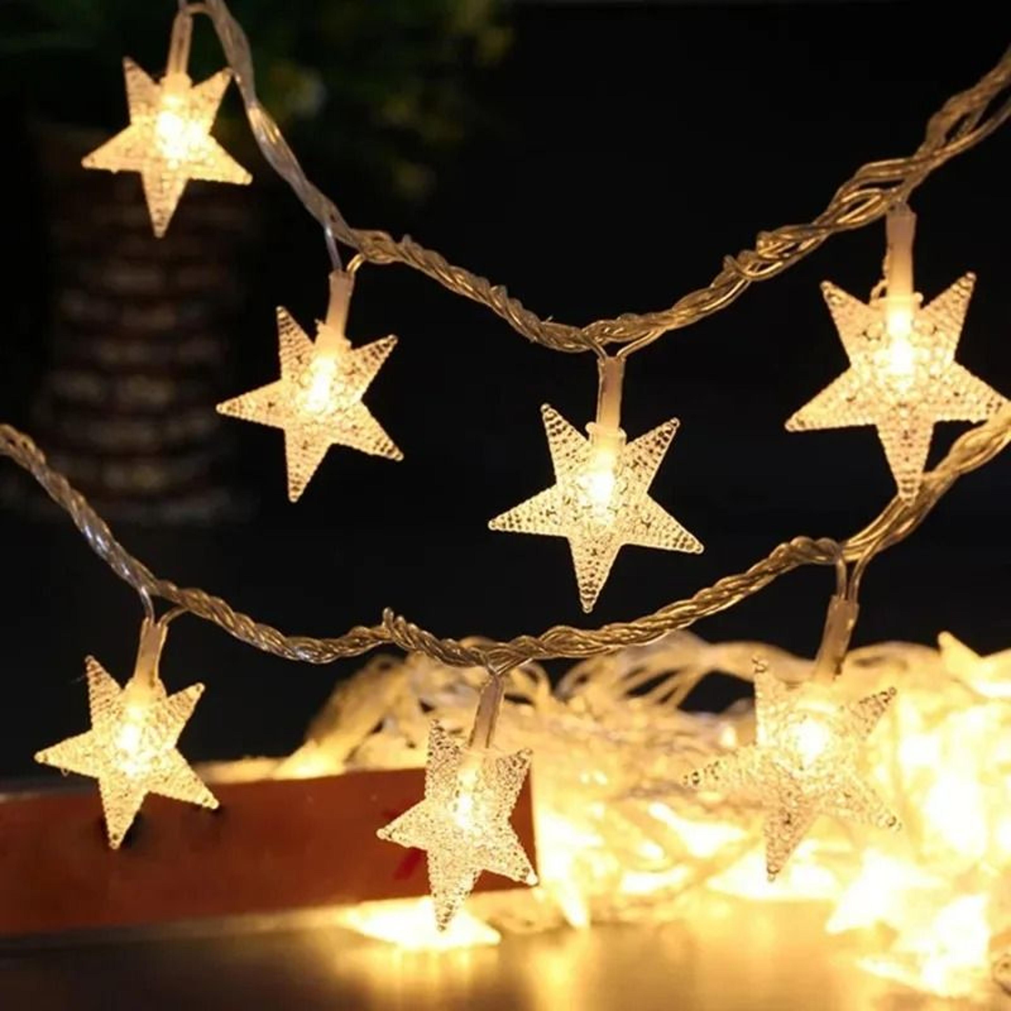 LED Star String Lights Outdoor Fairy Garland Lights For Home Wedding Garden Christmas Decor 5