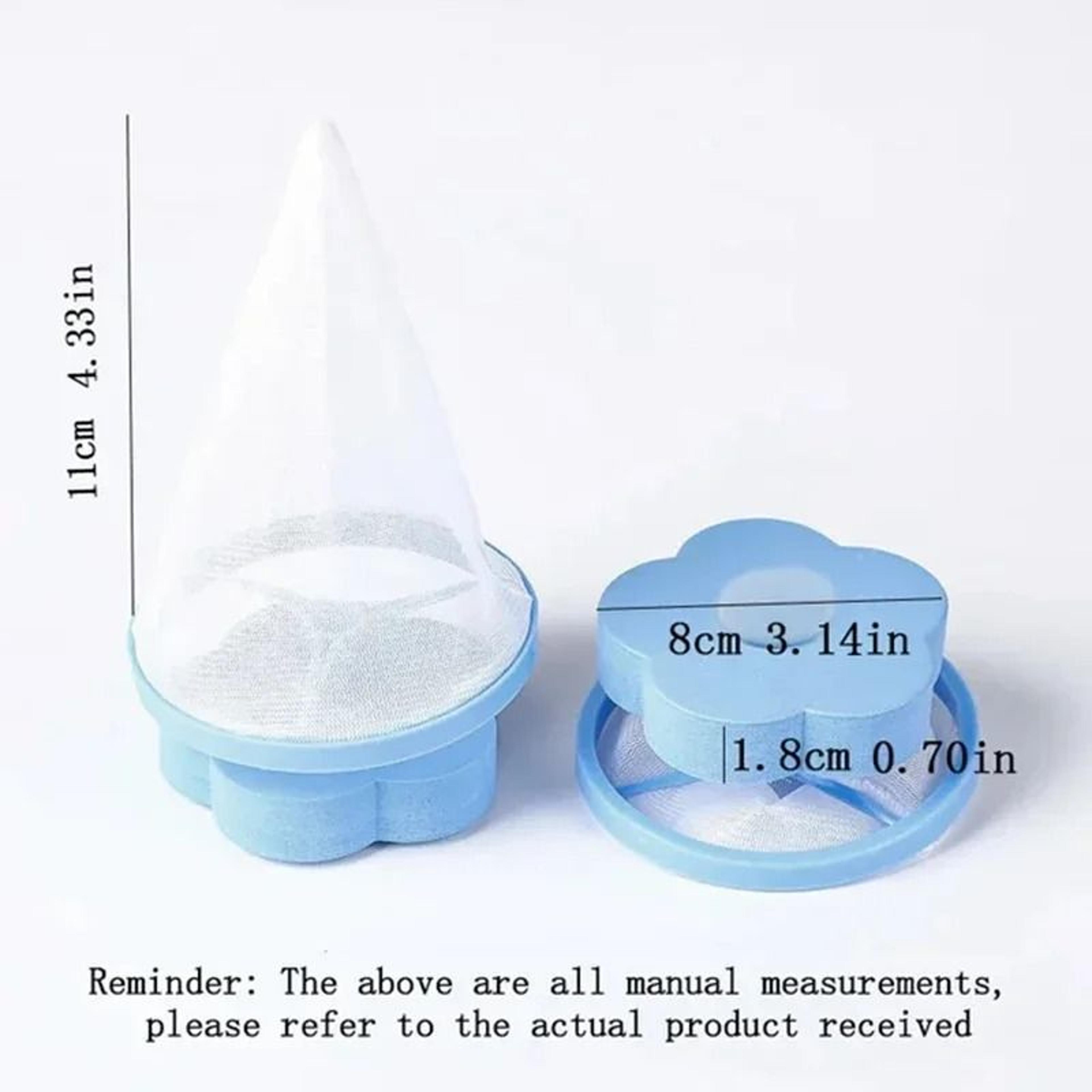 Plum Blossom Washing Machine Filter Mesh Bag For Lint And Pet Hair Removal 3