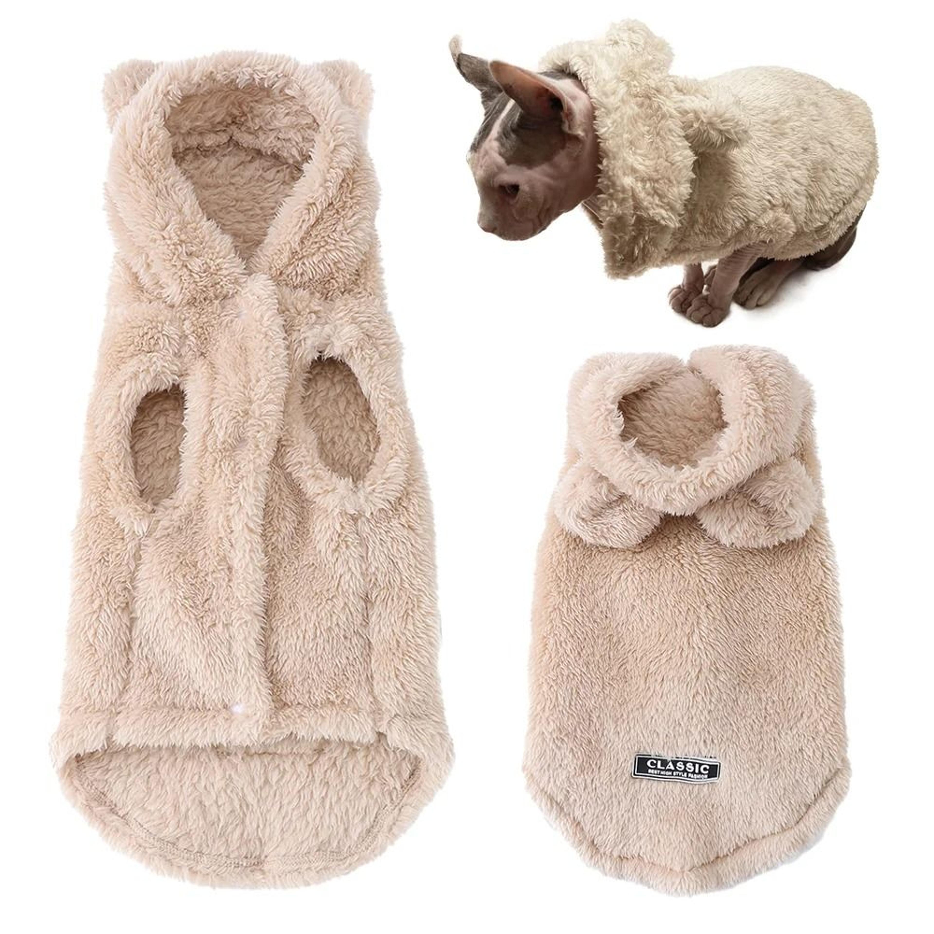 Soft Pet Fleece Coat With Rabbit Ears For Small And Medium Dogs And Cats 0