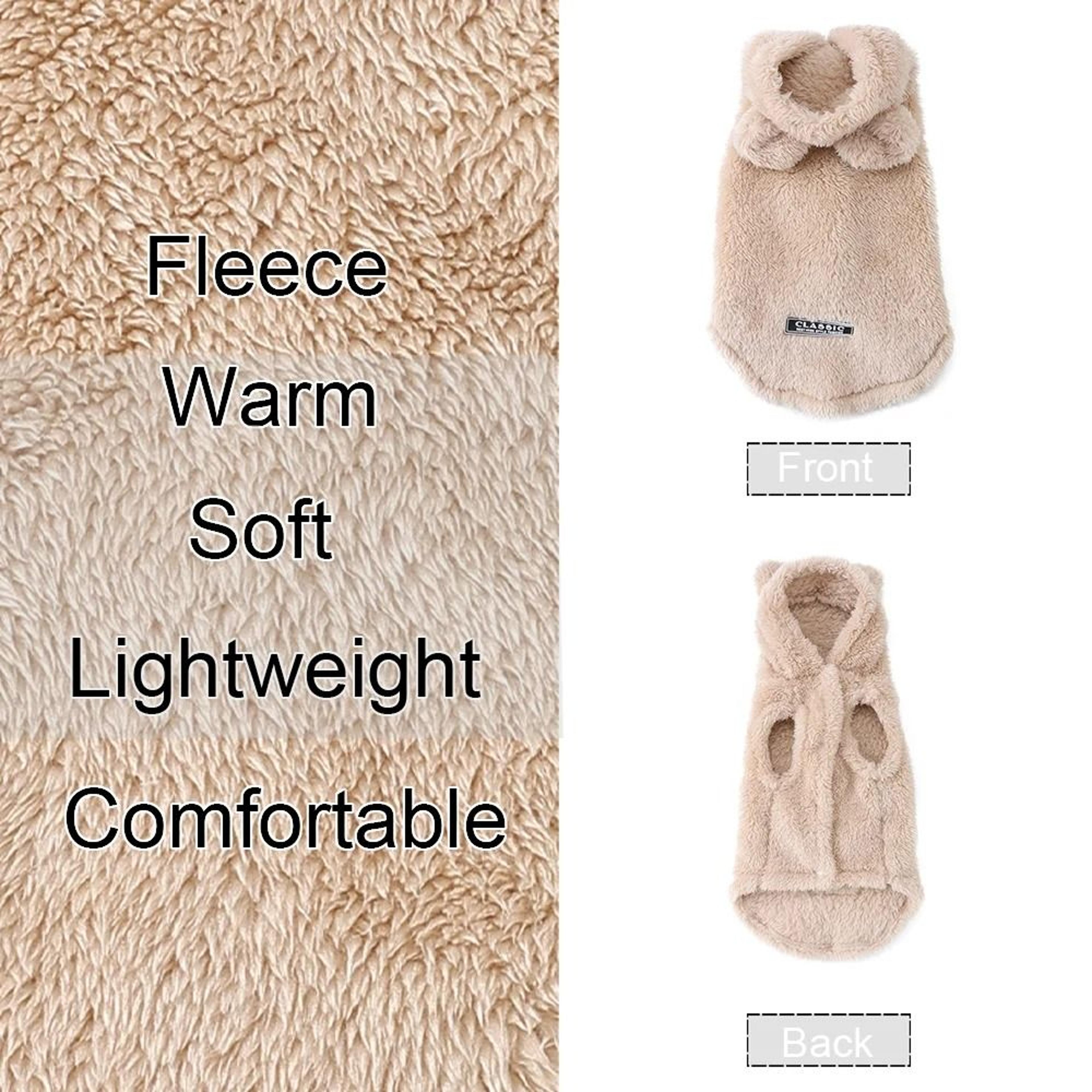 Soft Pet Fleece Coat With Rabbit Ears For Small And Medium Dogs And Cats 3