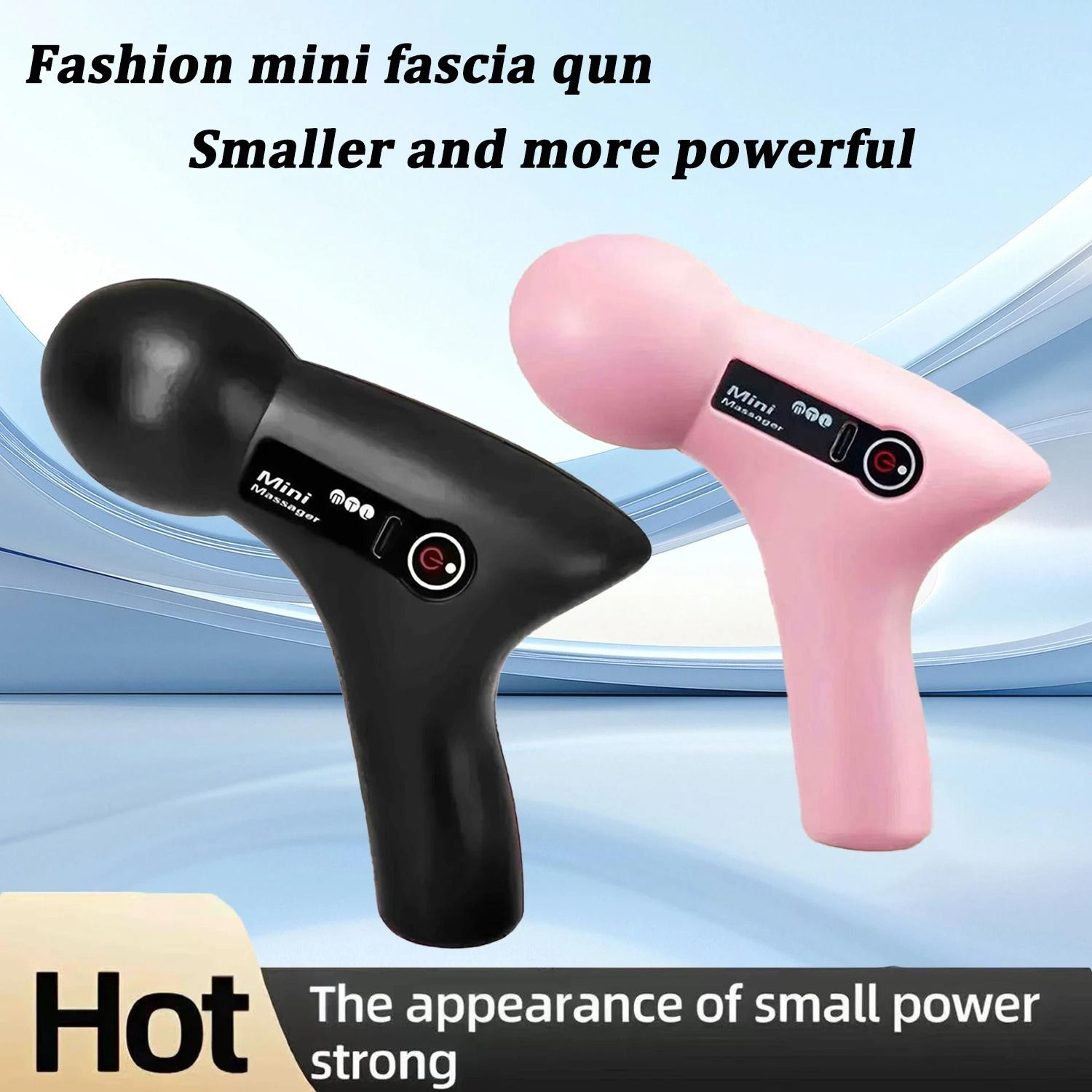 Mini Massage Gun With LCD Screen And 6 Heads Portable Electric Muscle Massager 0