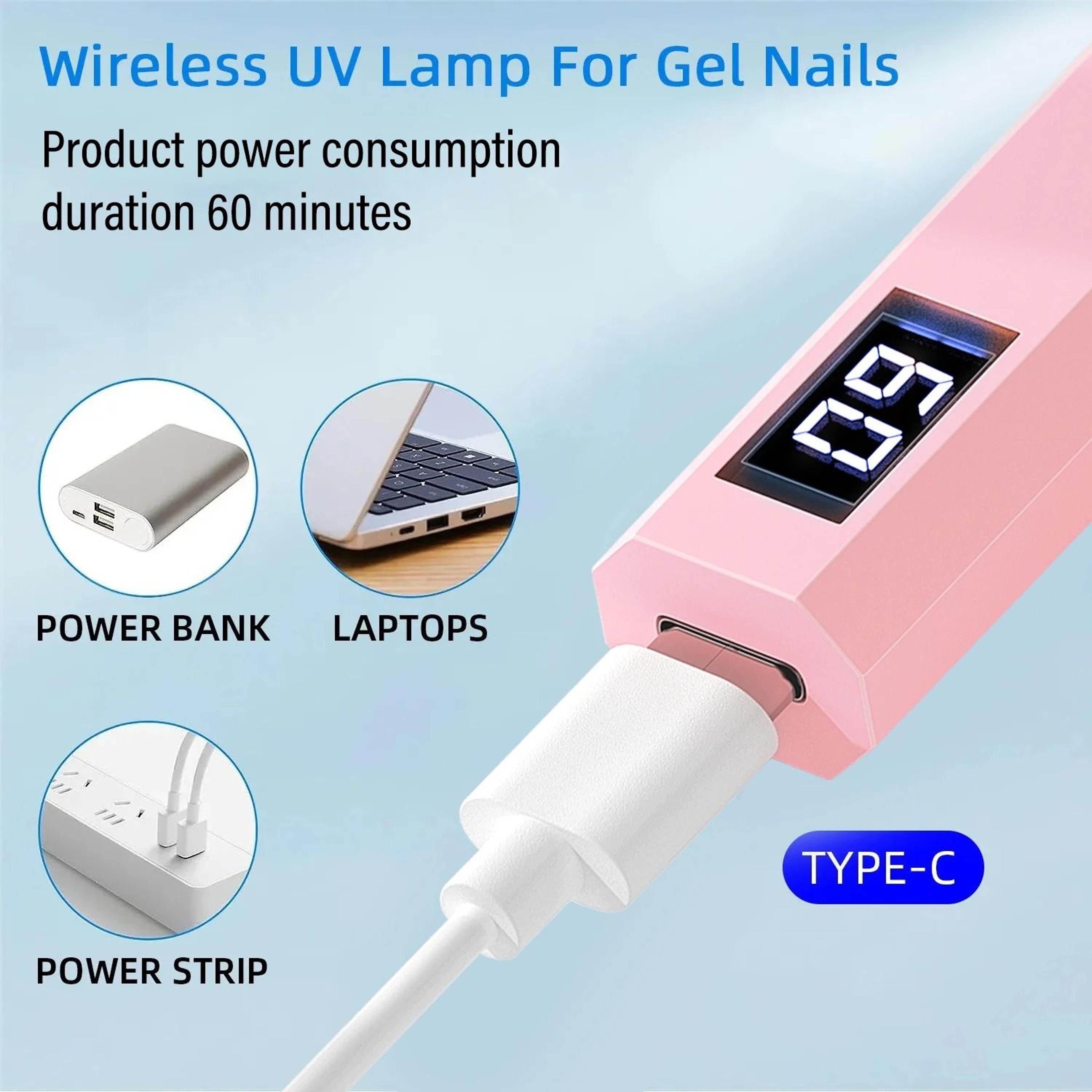 Convenient Handheld Nail Dryer Lamp UV LED Nail Curing Tool For Gel Polish 2