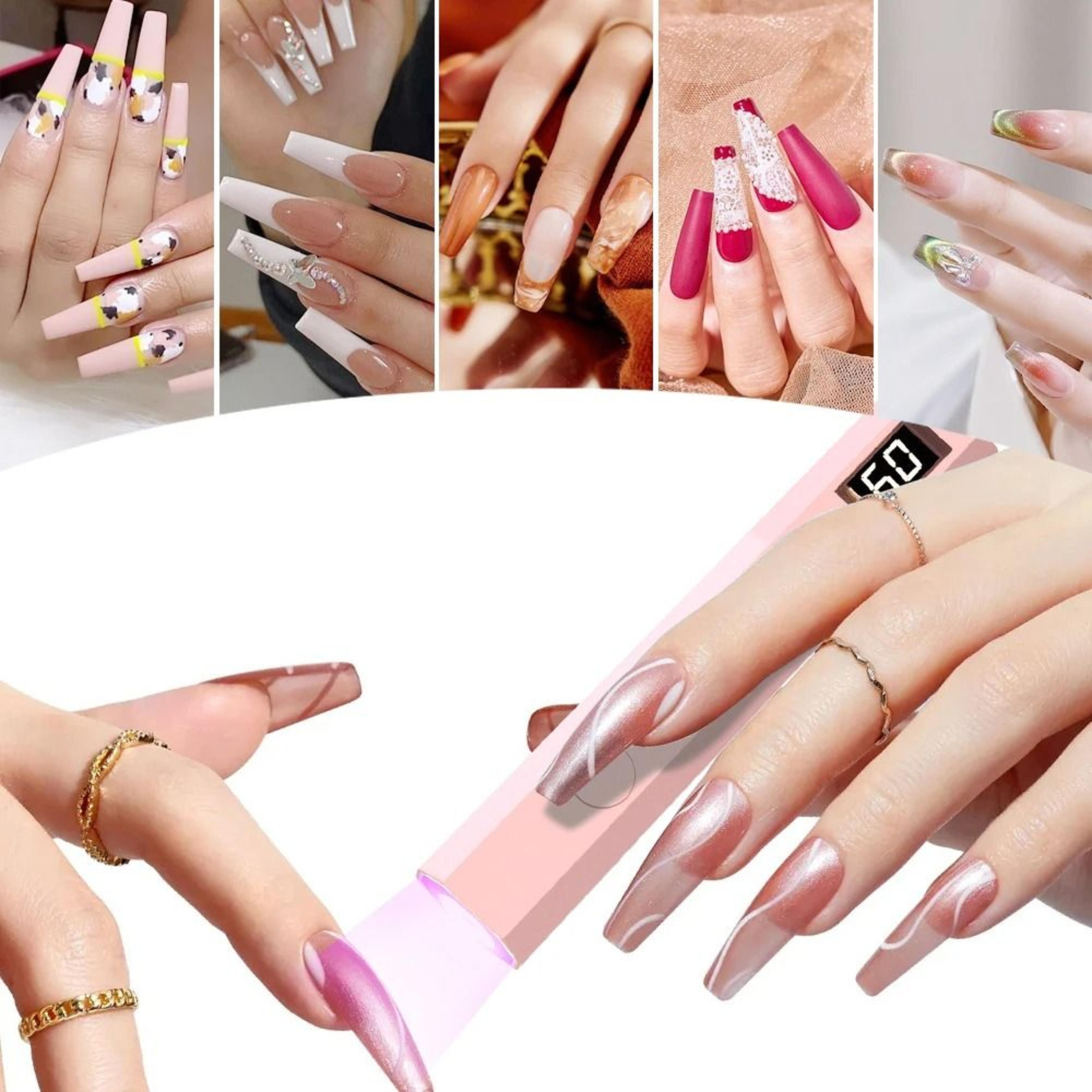 Convenient Handheld Nail Dryer Lamp UV LED Nail Curing Tool For Gel Polish 5