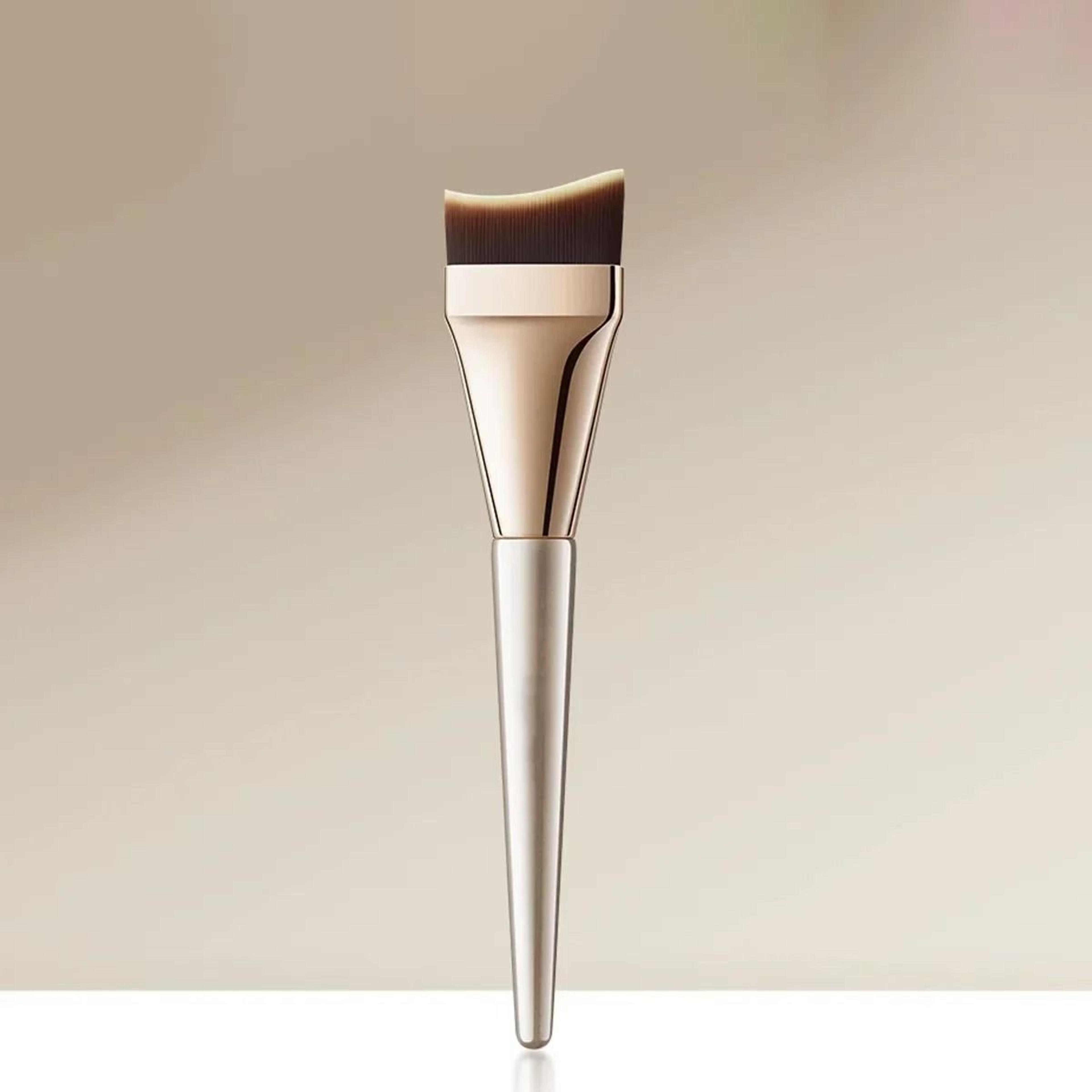 Arc Shaped Ultra Thin Flat Foundation Brush Professional Liquid Makeup Brush 7