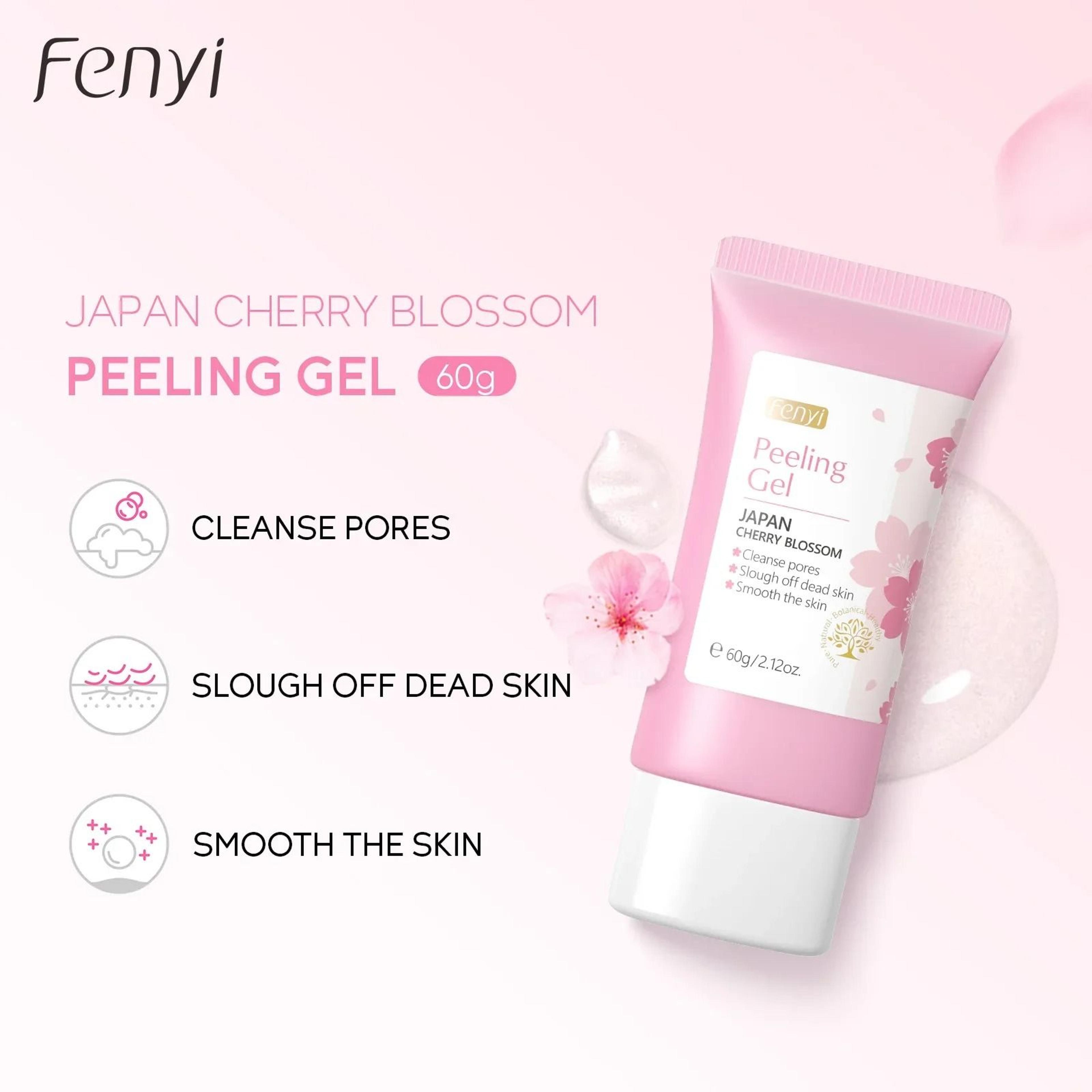 Sakura Deep Cleaning Exfoliating Gel Whitening Moisturizing Facial Scrub 1