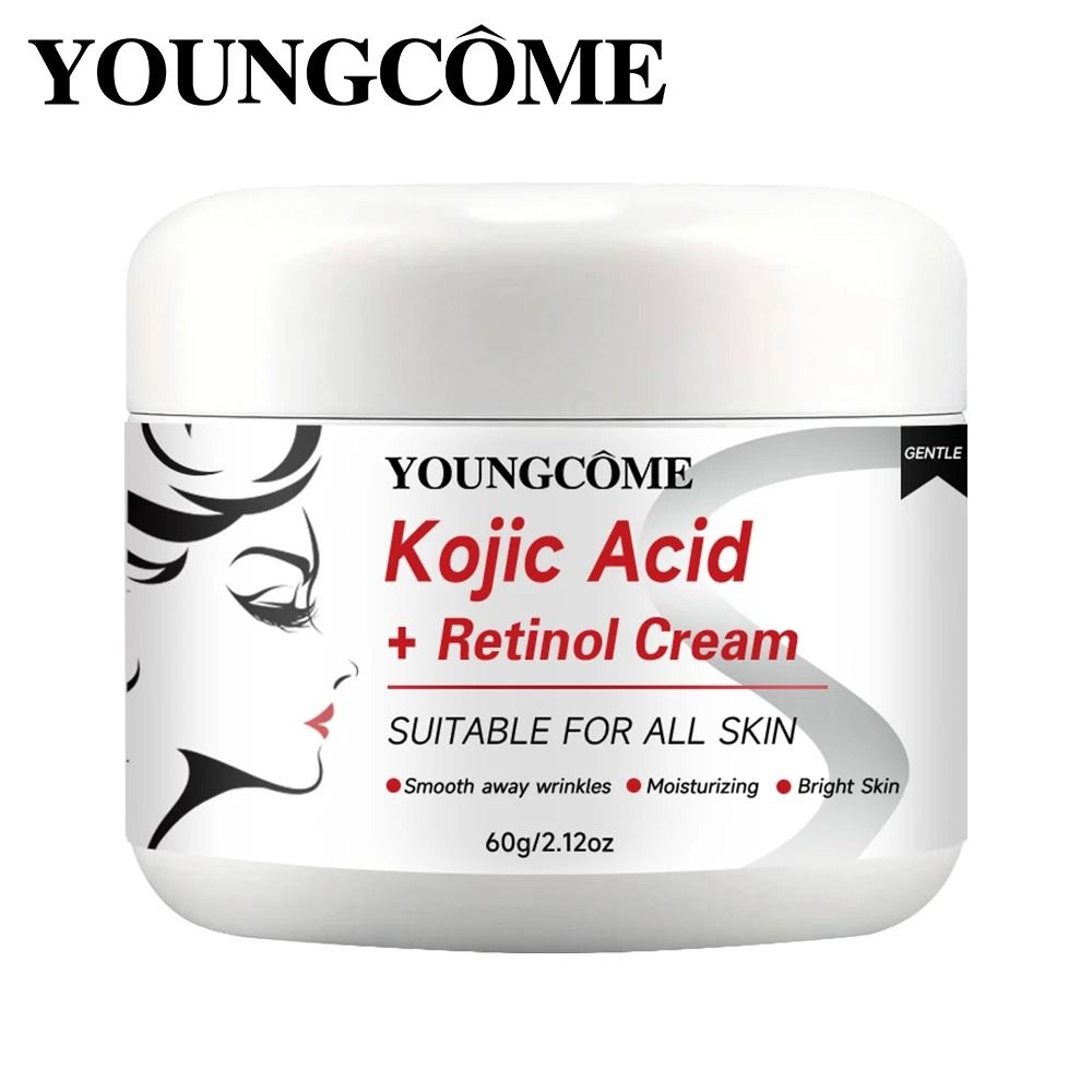 kojic acid retinol cream anti aging moisturizing brightening face cream
