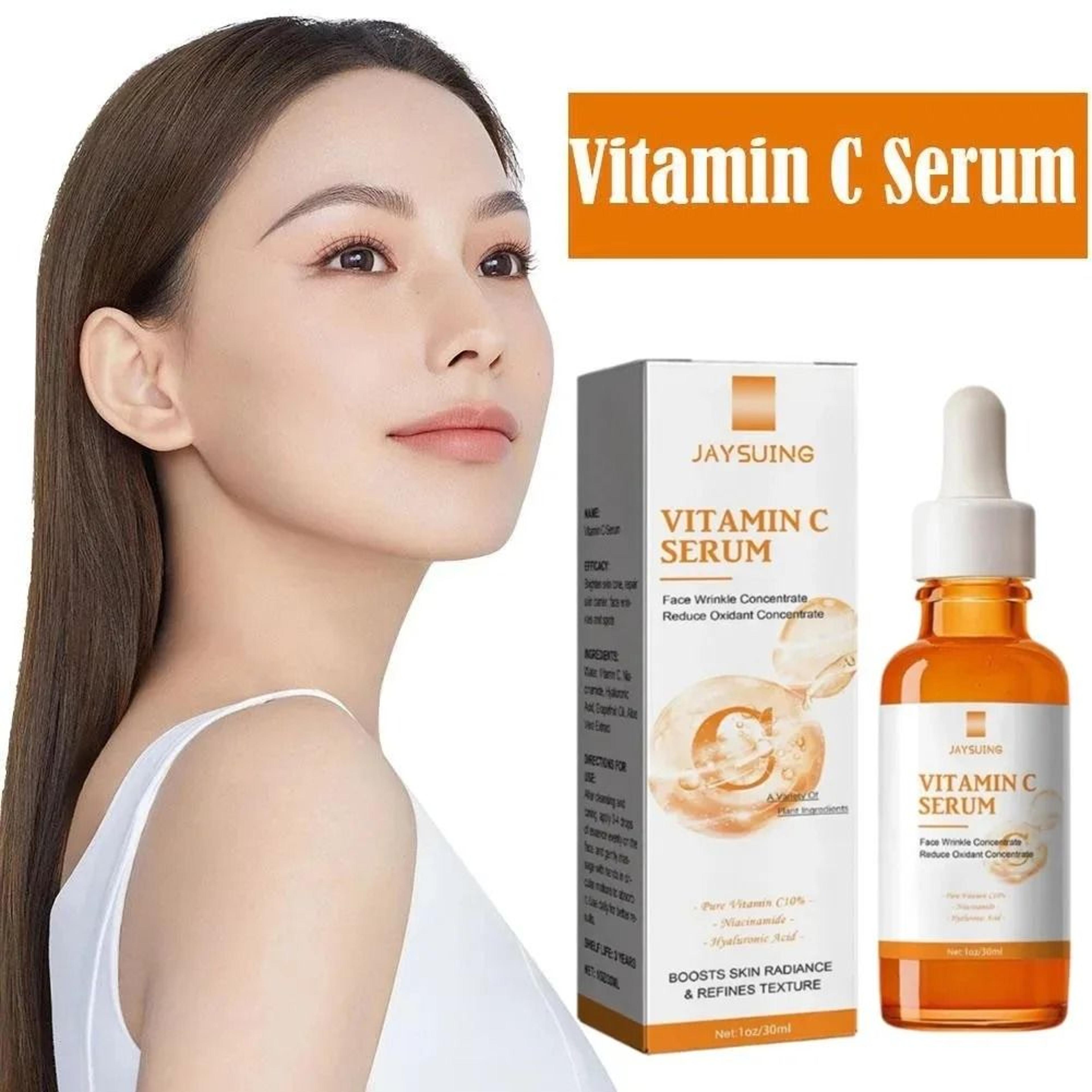 Vitamin C Wrinkle Remover Face Serum Firming Brightening Anti Aging Skin Care 30 Ml 2