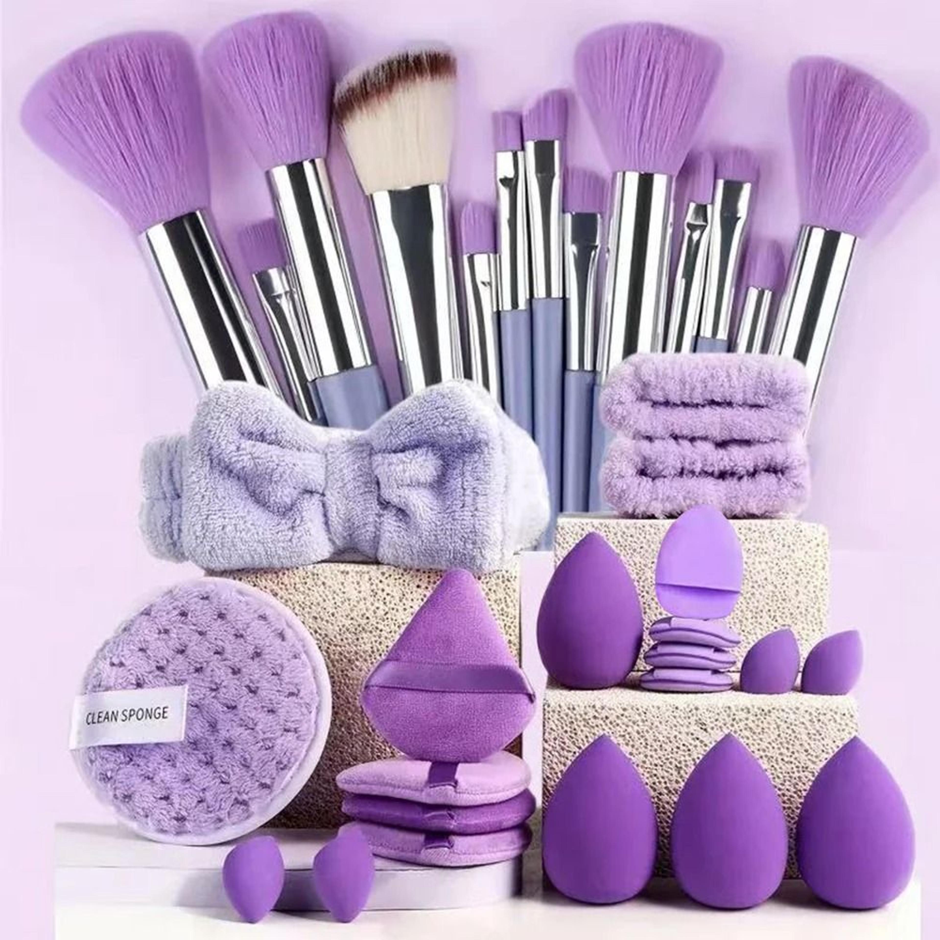 33 Piece Makeup Sponge Beauty Set For Blending Applying And Removing Makeup 0