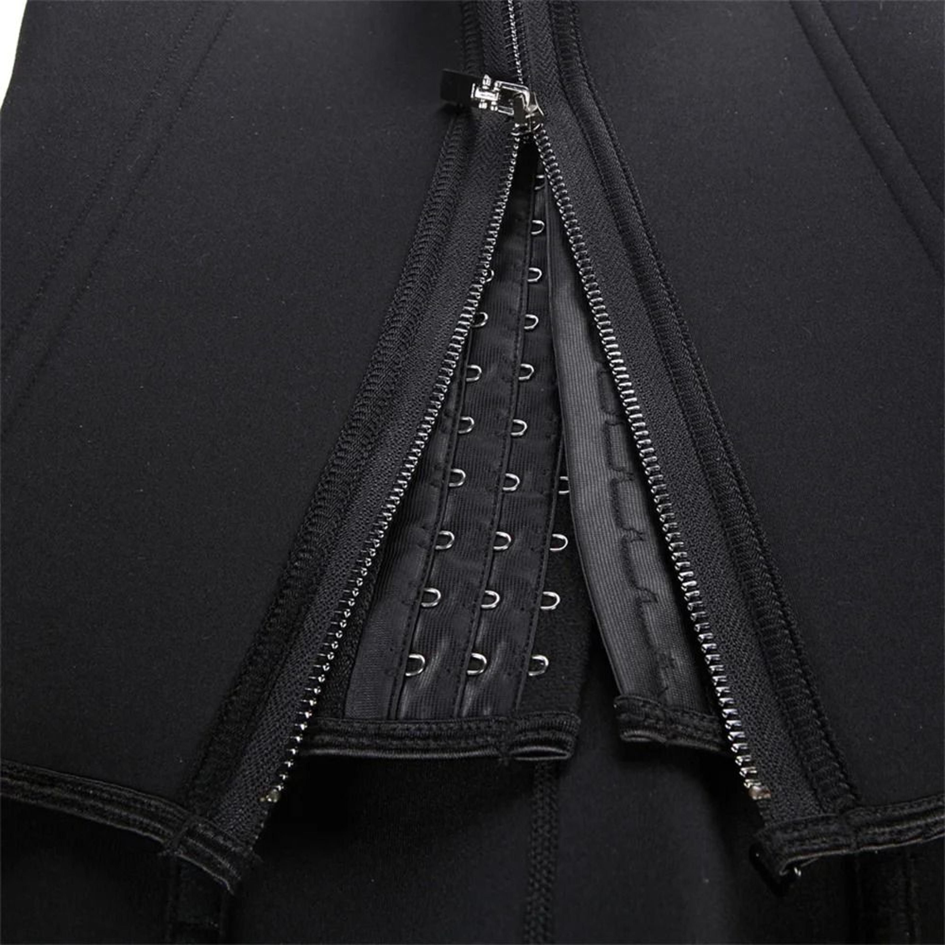 Waist Trainer Tank Top Zipper Tummy Control Sleeveless Body Shaper For Women 4