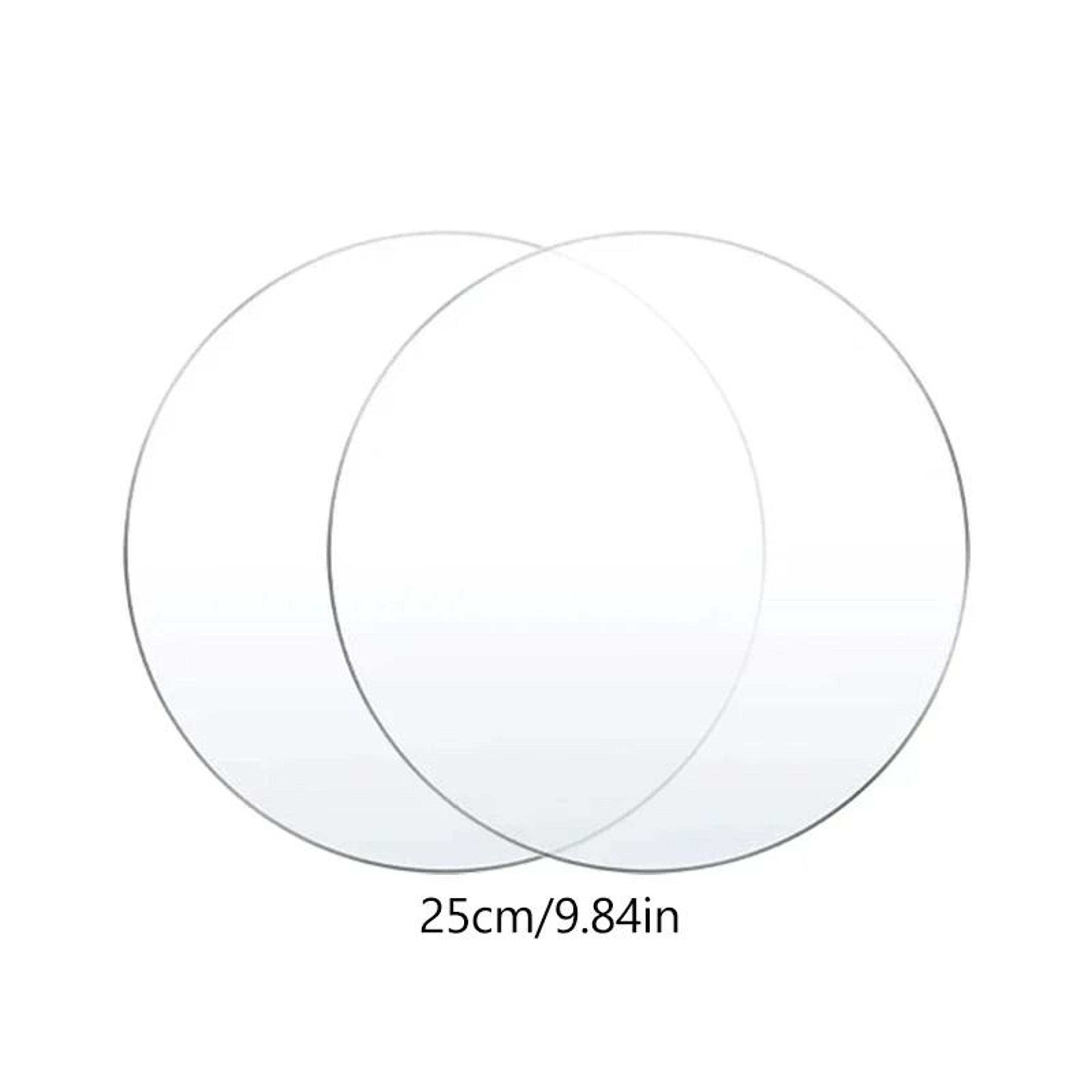 Acrylic Round Cake Disc Set Reusable Cake Boards For DIY Cake Decorating 9
