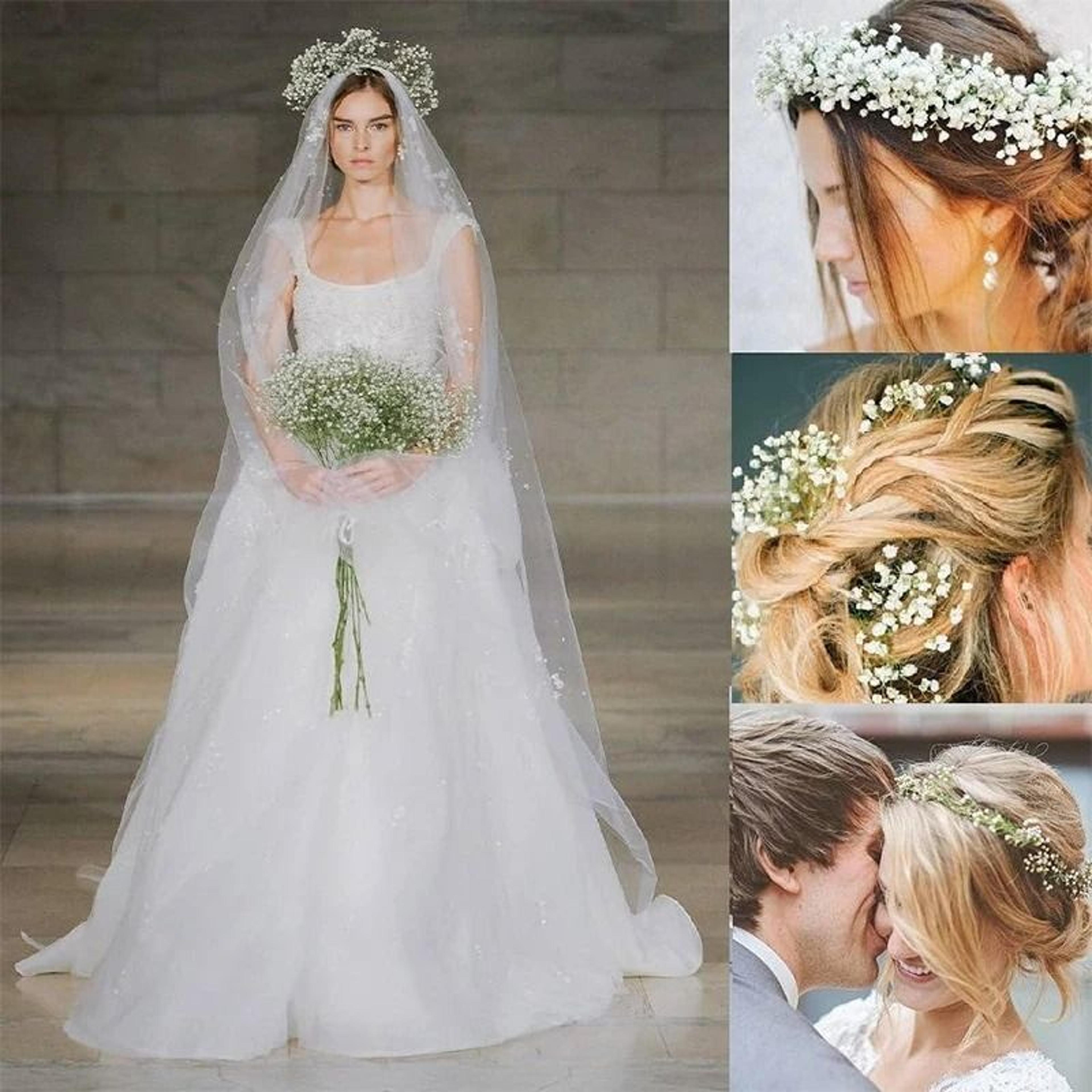 Gypsophila Artificial Flower Stem With 108 Heads  63cm Babys Breath Bouquet For Wedding Home  DIY D 4
