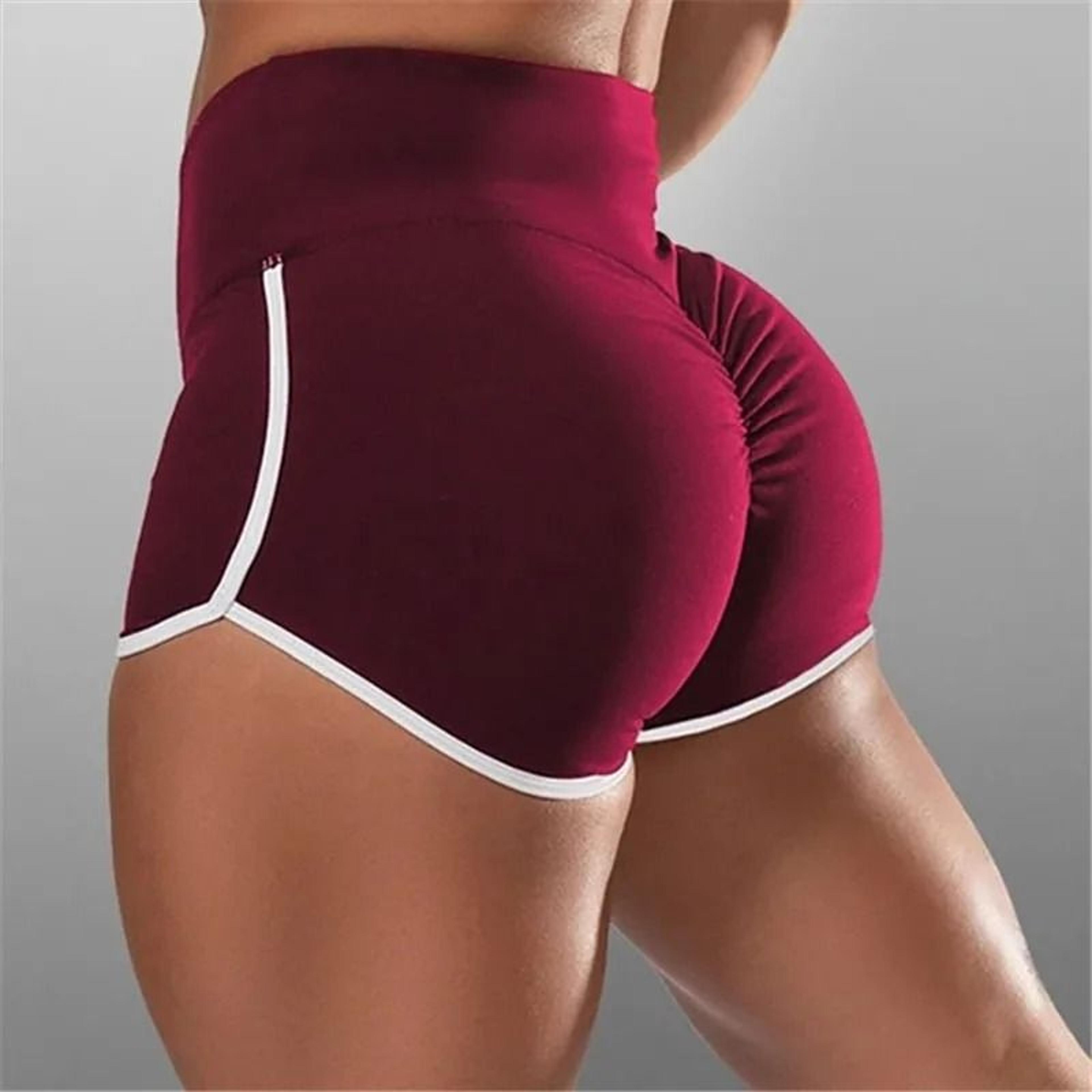 Women Summer Fitness Low Waist Stretch Shorts 6