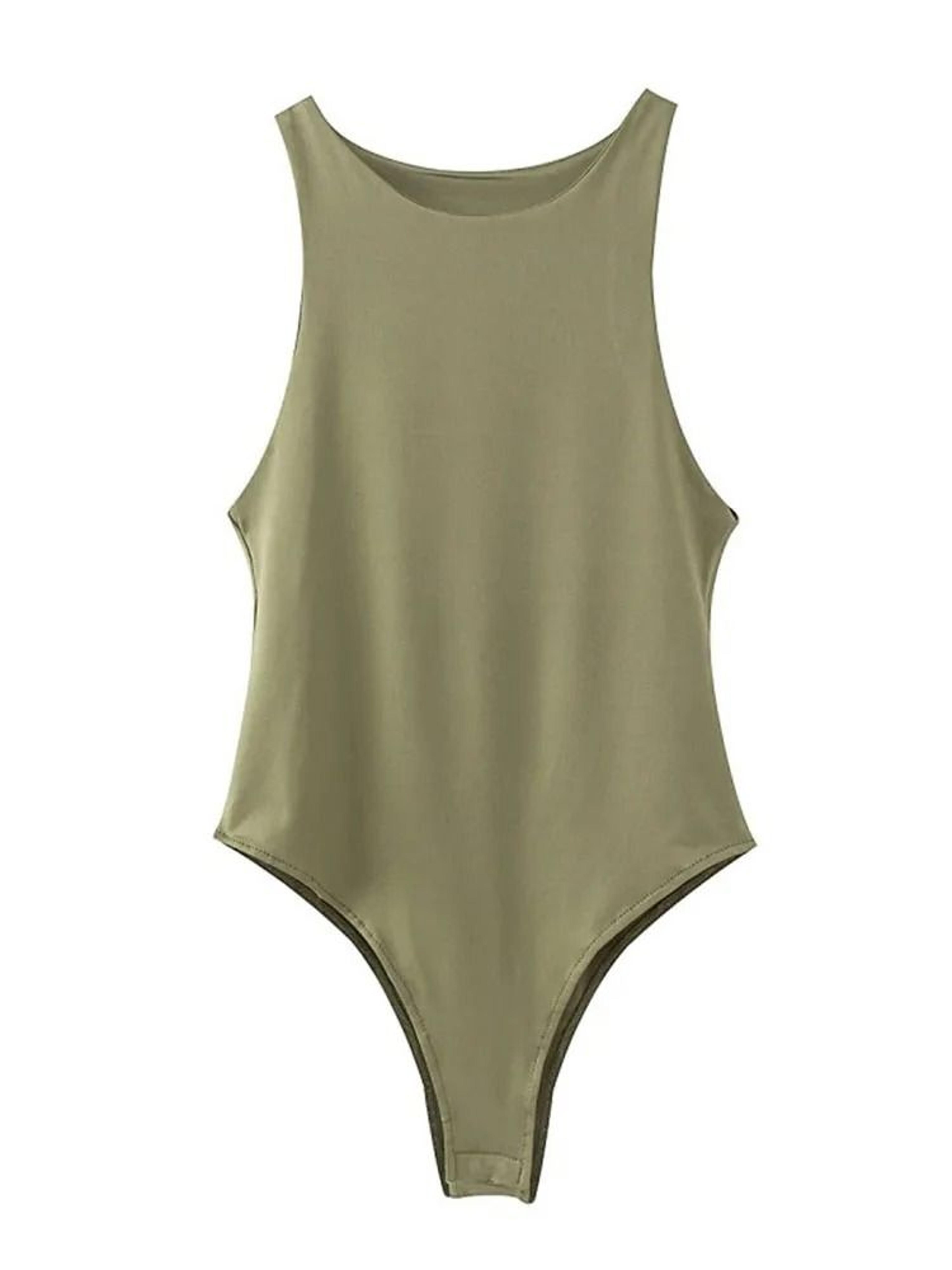 Solid Color Bodycon Womens Bodysuit Slim Fit Short Summer Playsuit 11