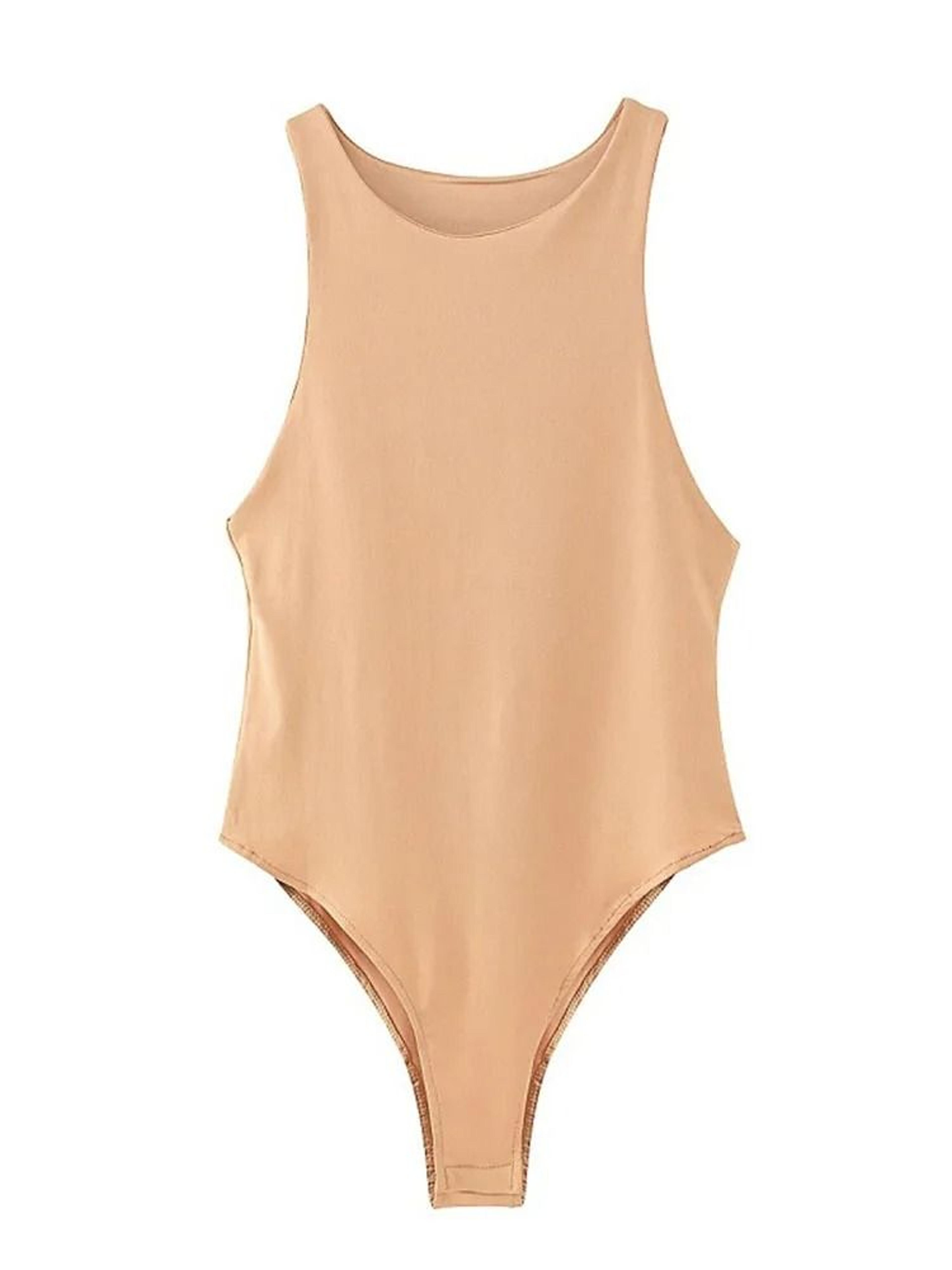 Solid Color Bodycon Womens Bodysuit Slim Fit Short Summer Playsuit 3