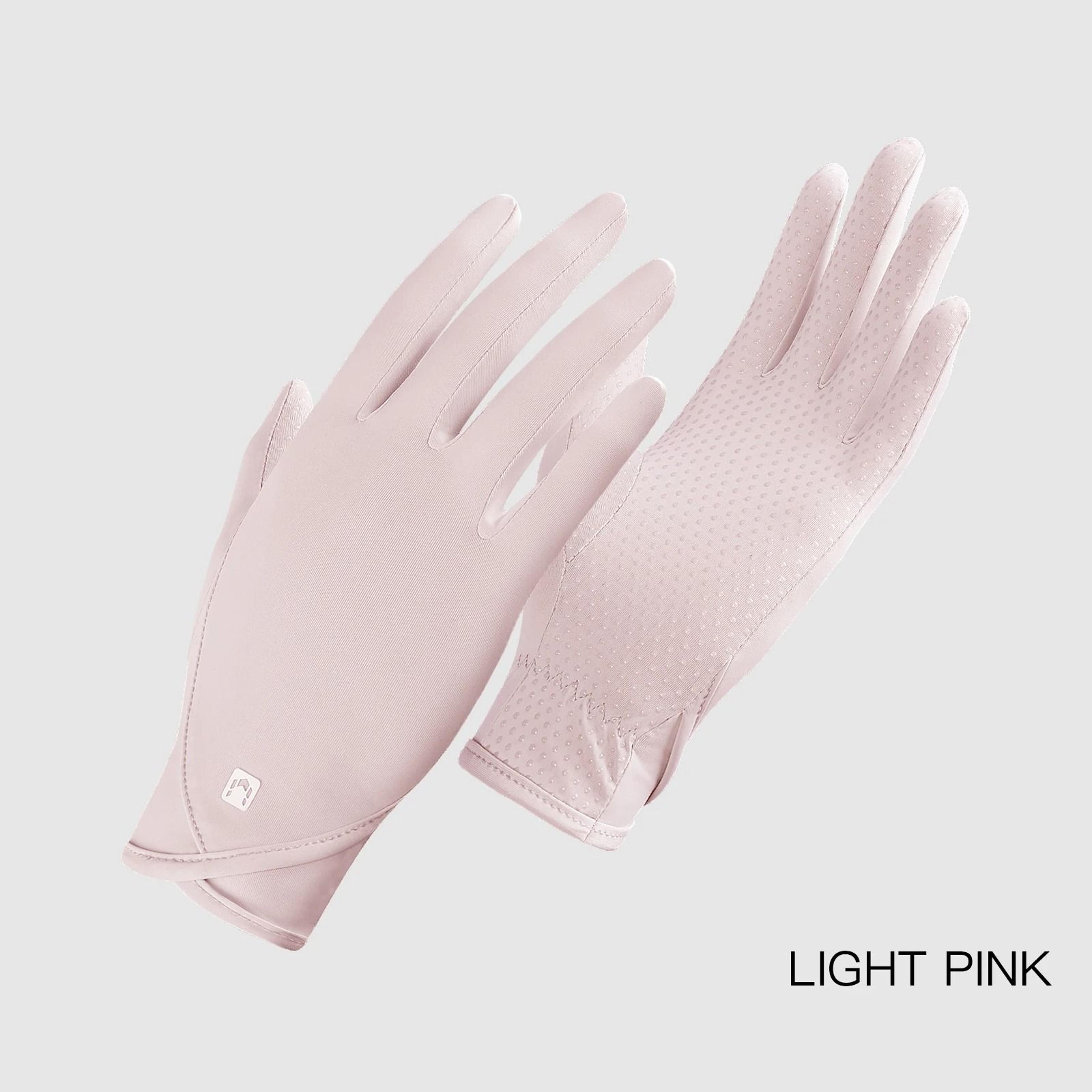 Sunscreen Gloves Thin Ice Silk UV Protection Anti Slip Breathable Driving And Outdoor Gloves 9