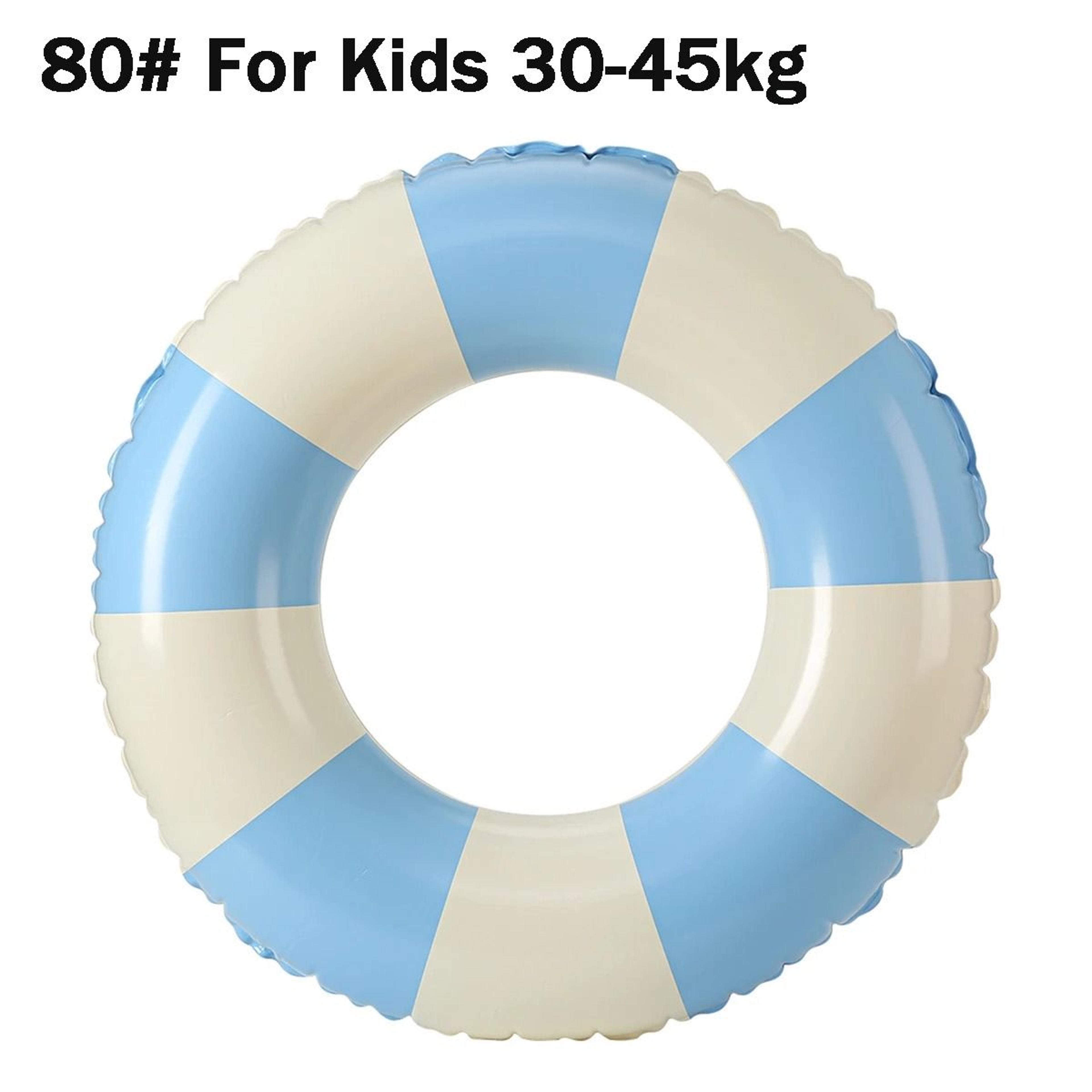 Inflatable Vintage Striped Pool Float Swimming Ring 18