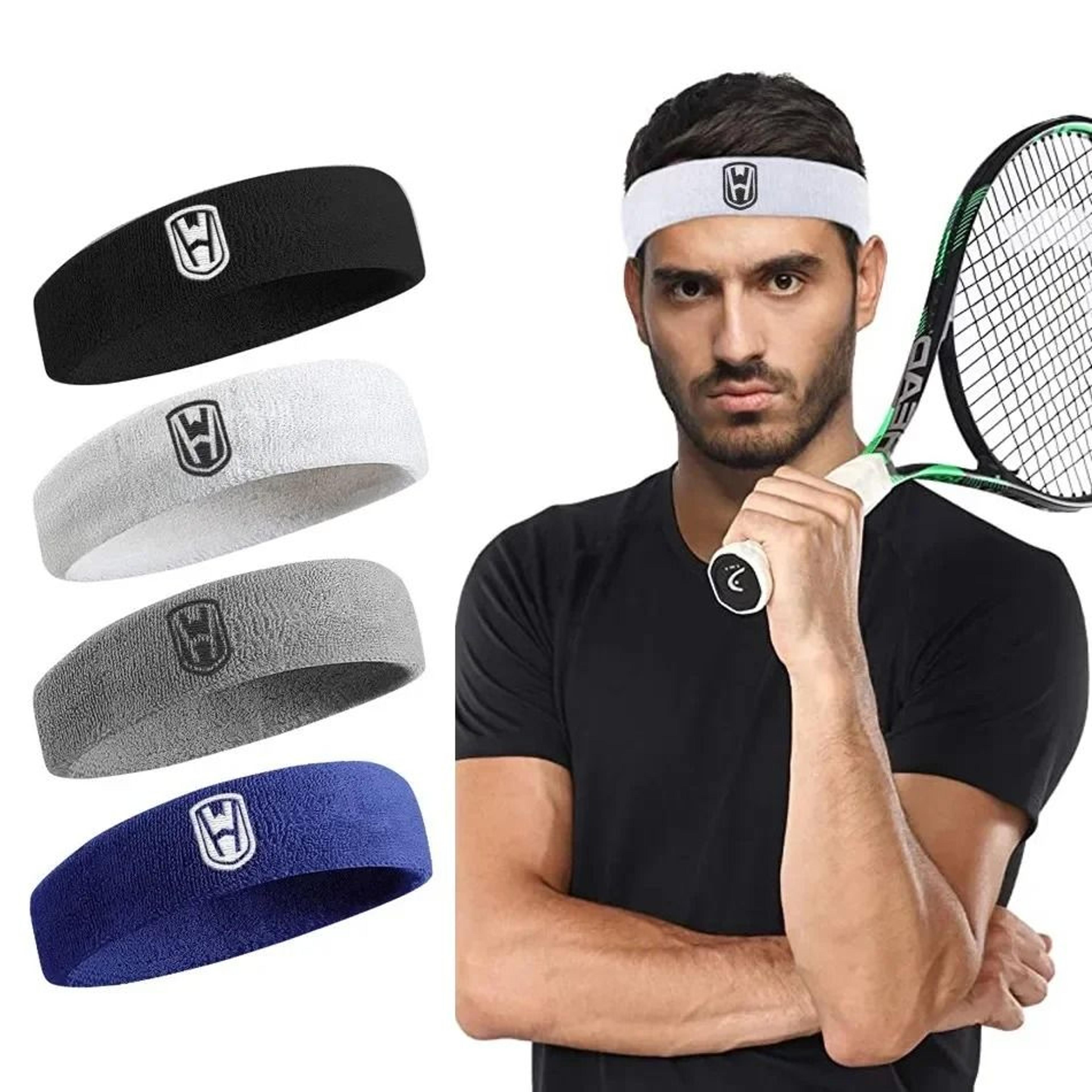 Cotton Athletic Headband And Wristband Set For Sports And Fitness 1