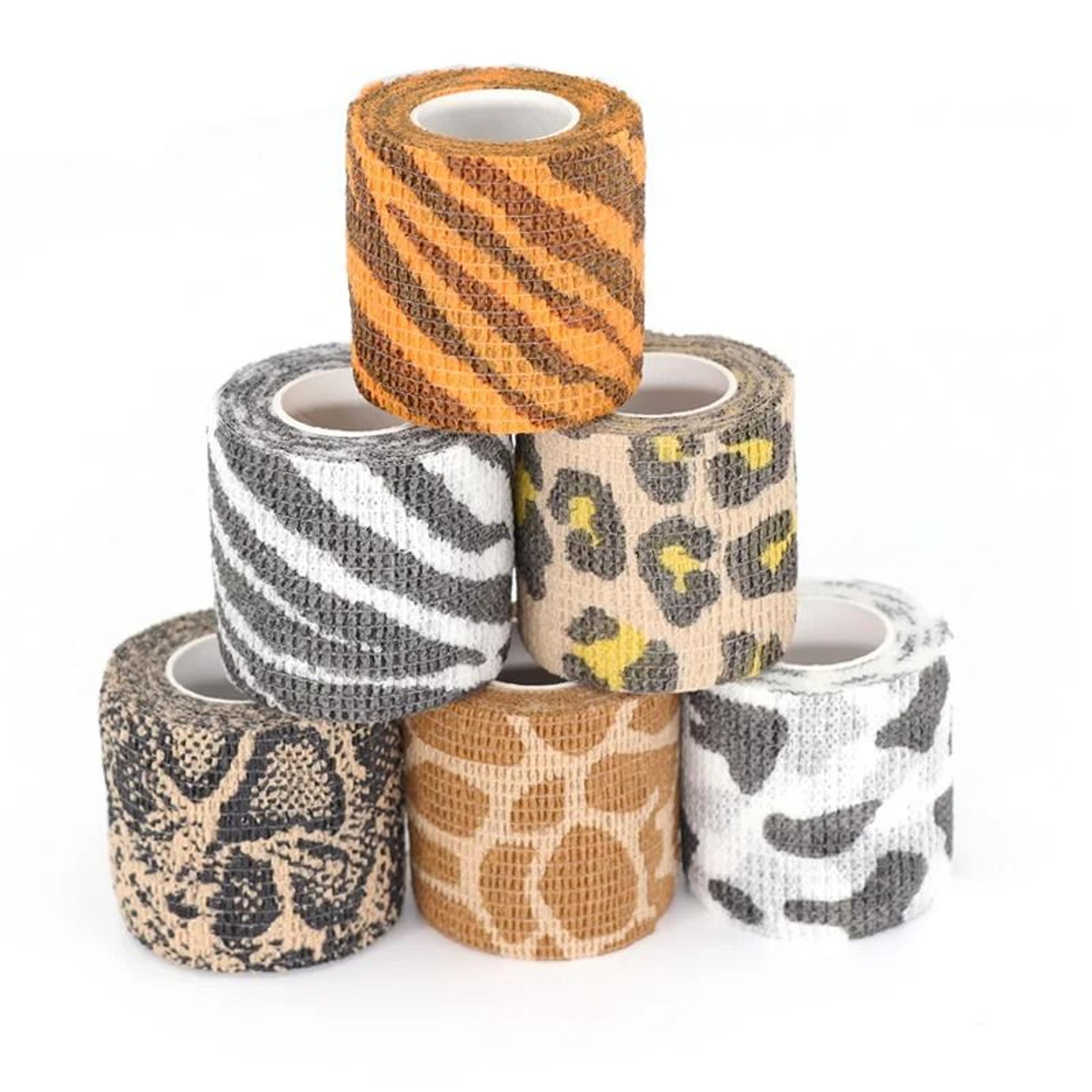 Animal Print Self Adhesive Elastic Bandage For Sports And First Aid 0