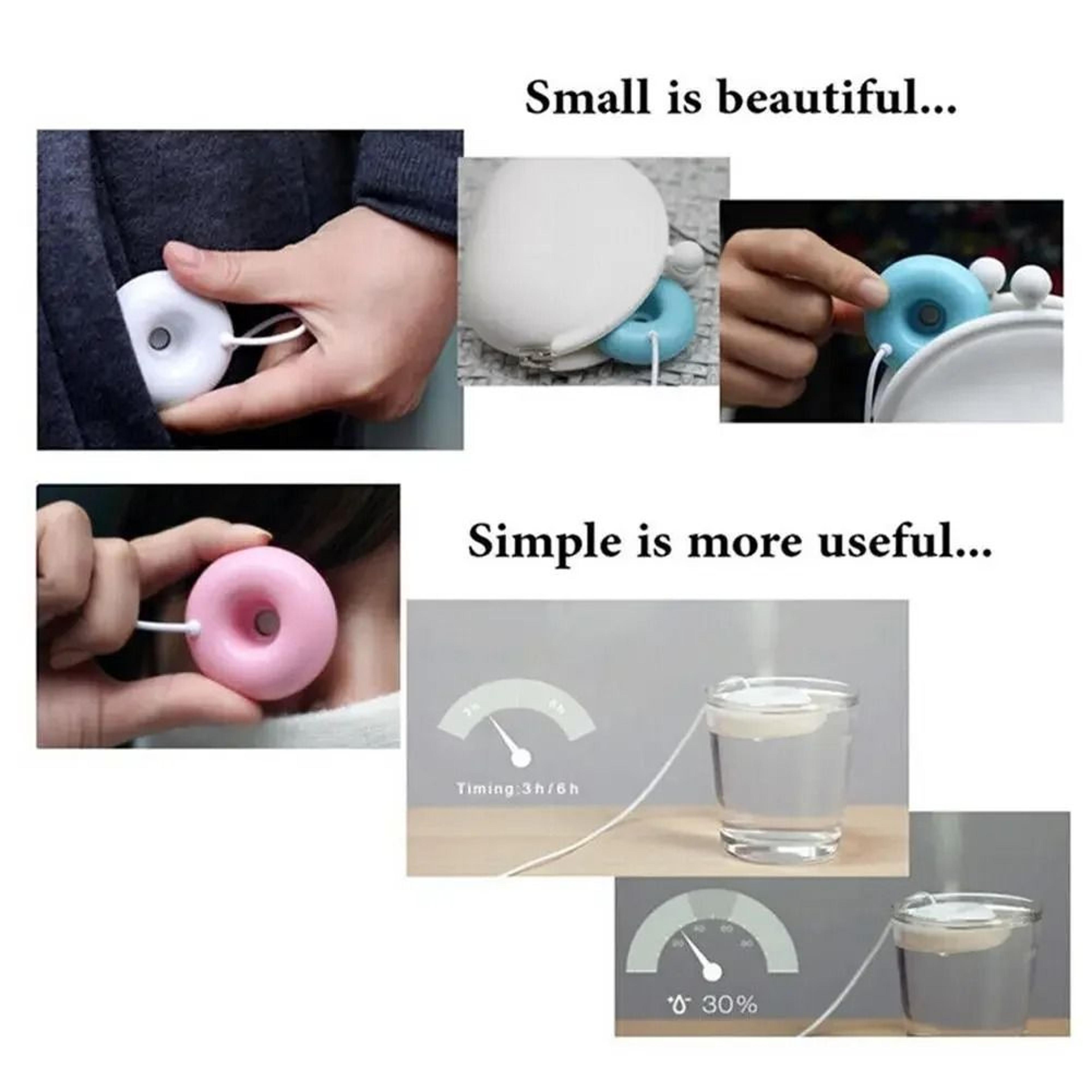 Mini Donut USB Negative Ion Humidifier And Air Purifier 4