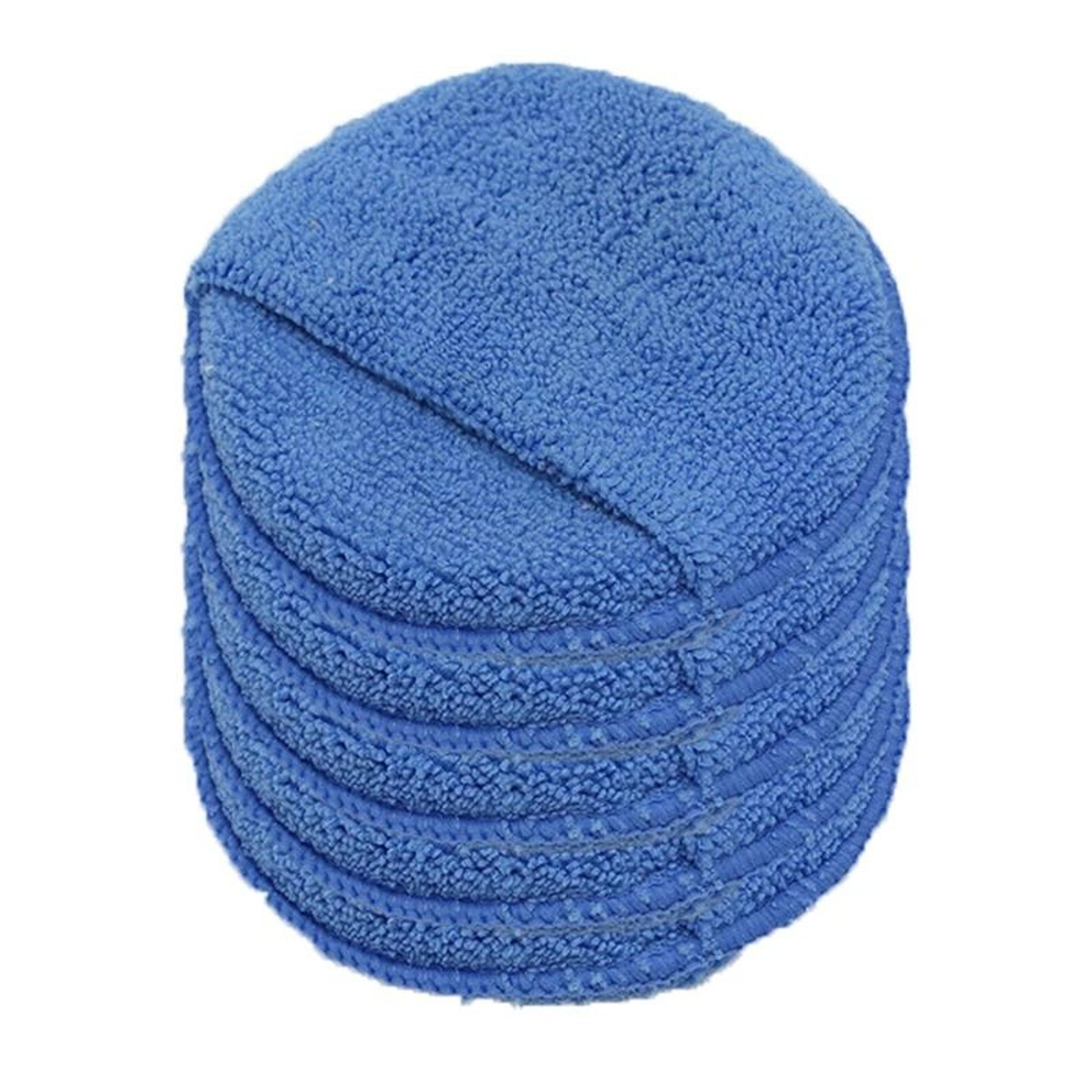Microfiber Wax Applicator Pads With Finger Pocket For Car Polishing 9