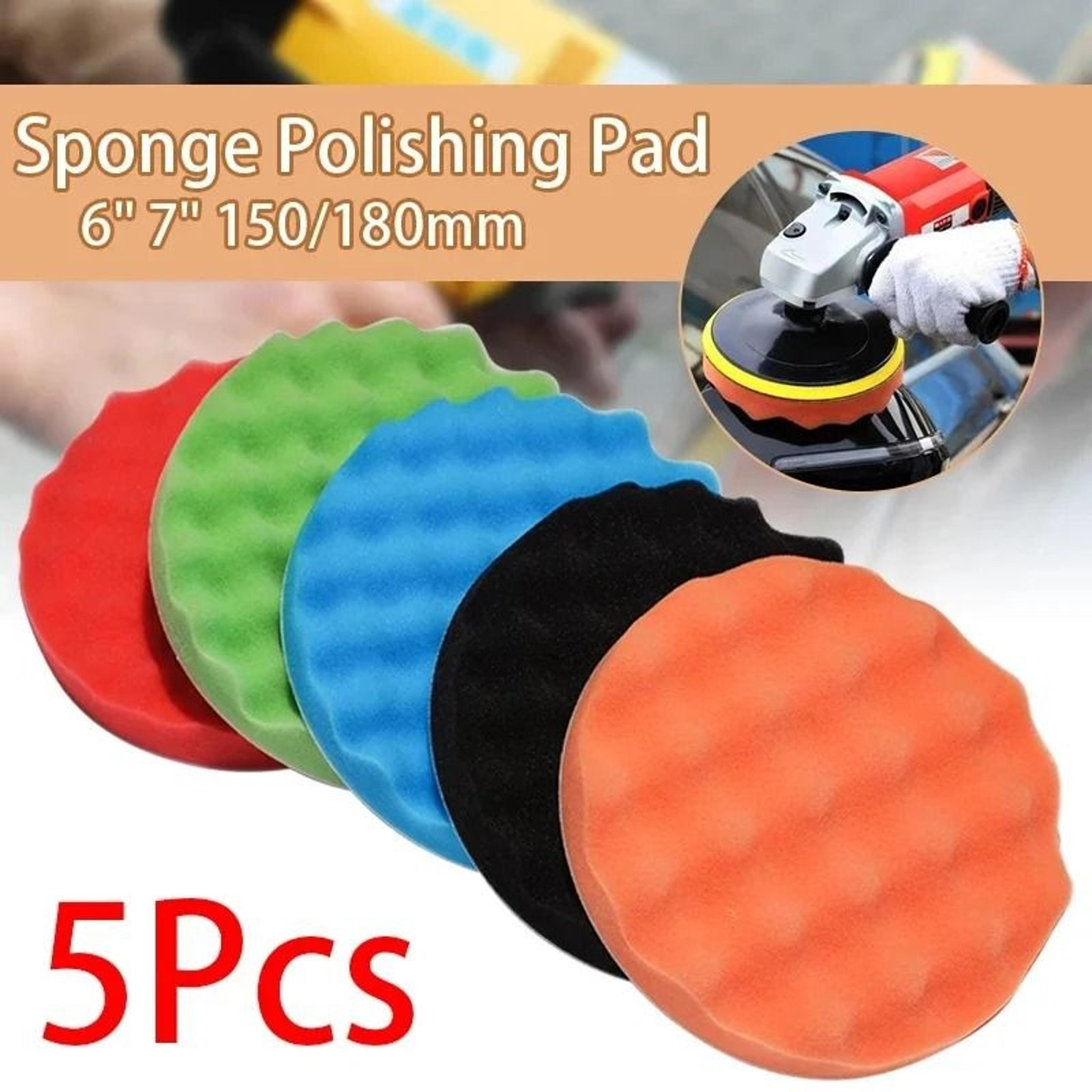 Car Polishing Sponge Pads Set 5Pack For Waxing And Detailing 0