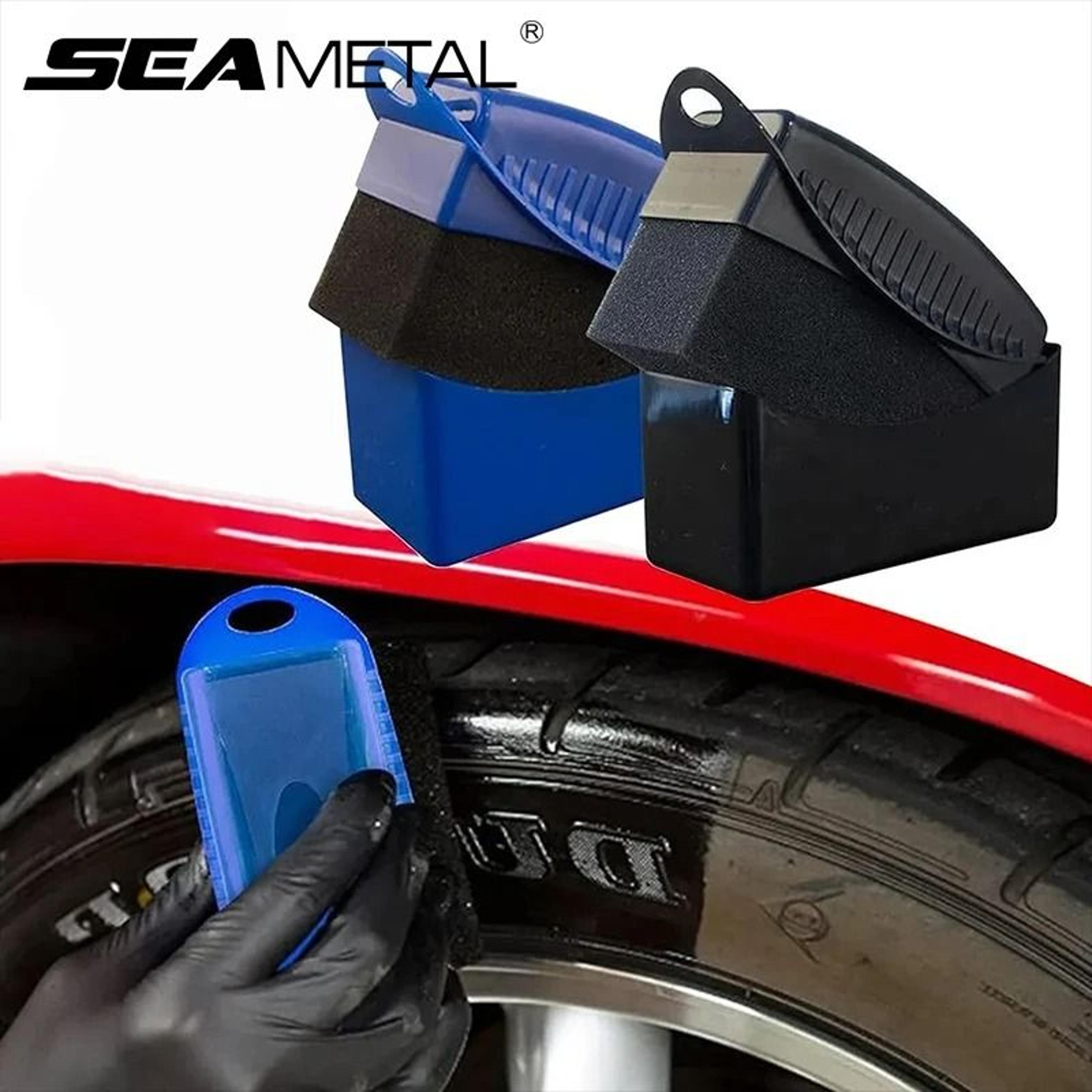 Car Wheel Polishing And Washing Brush With Plush Sponge Applicator 0