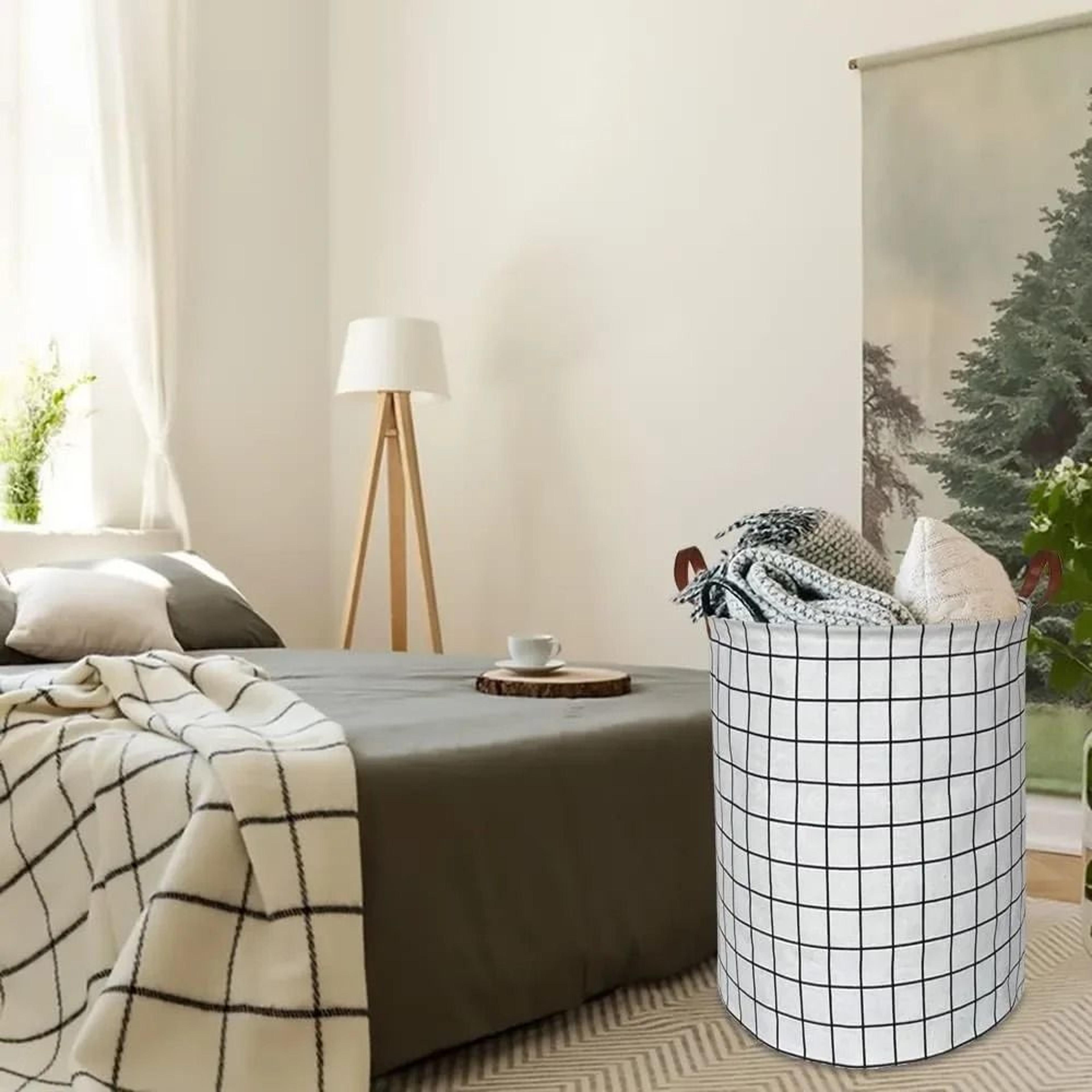 Portable Waterproof Laundry Basket For Clothes Toys And Storage 1