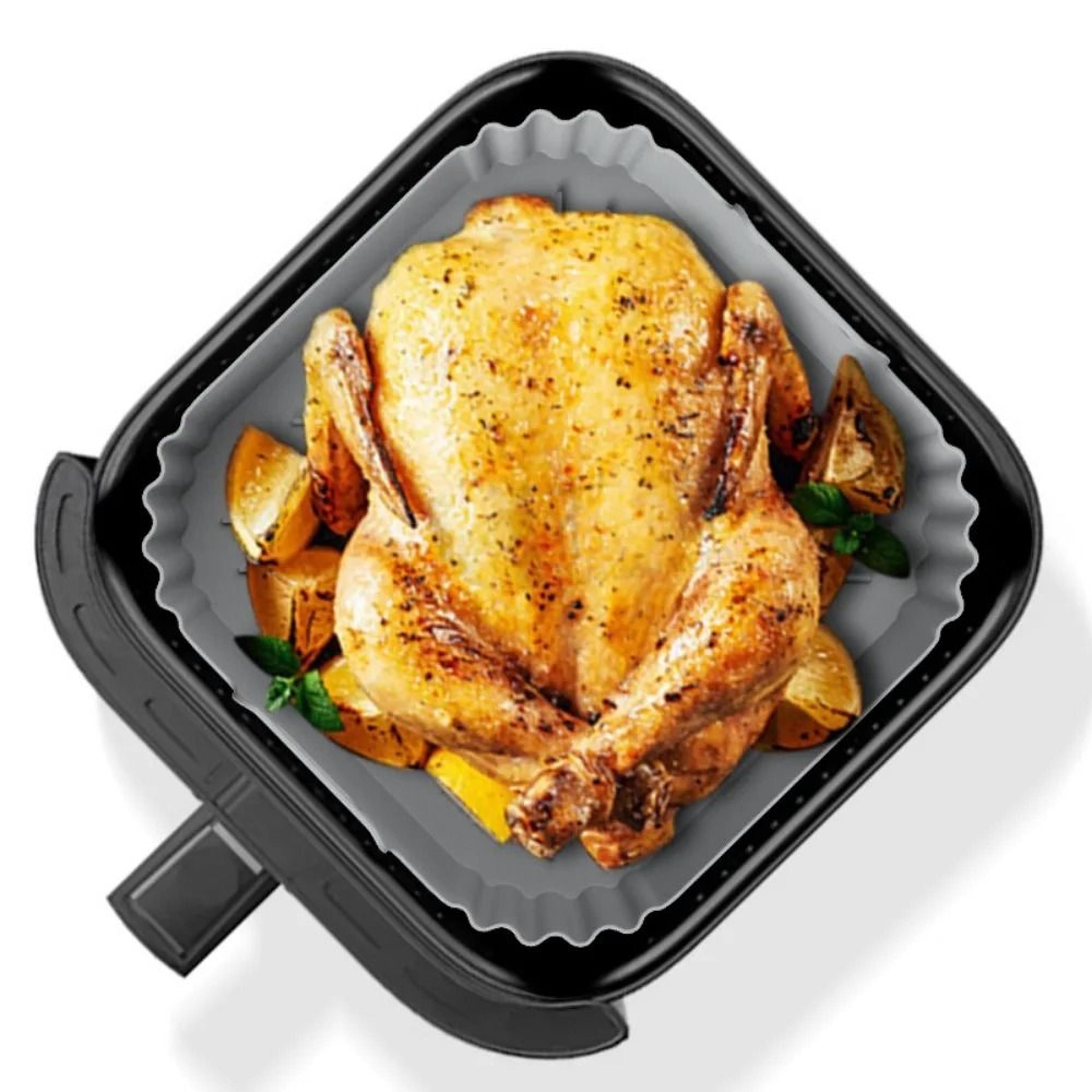 Reusable Silicone Air Fryer Liner Basket For 5 To 8 Quart Air Fryers 3