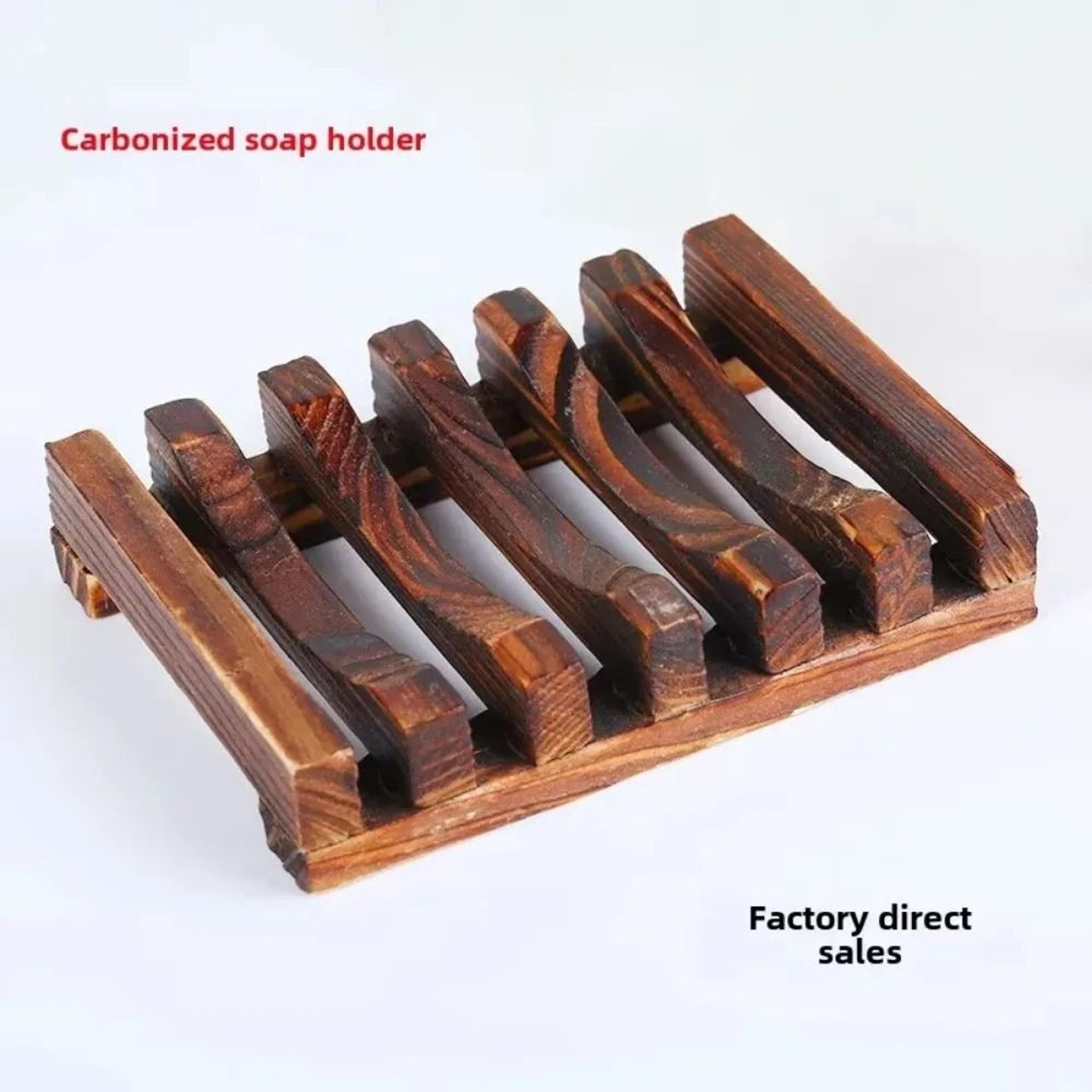 Natural Bamboo Soap Dish Tray For Bathroom And Shower 1