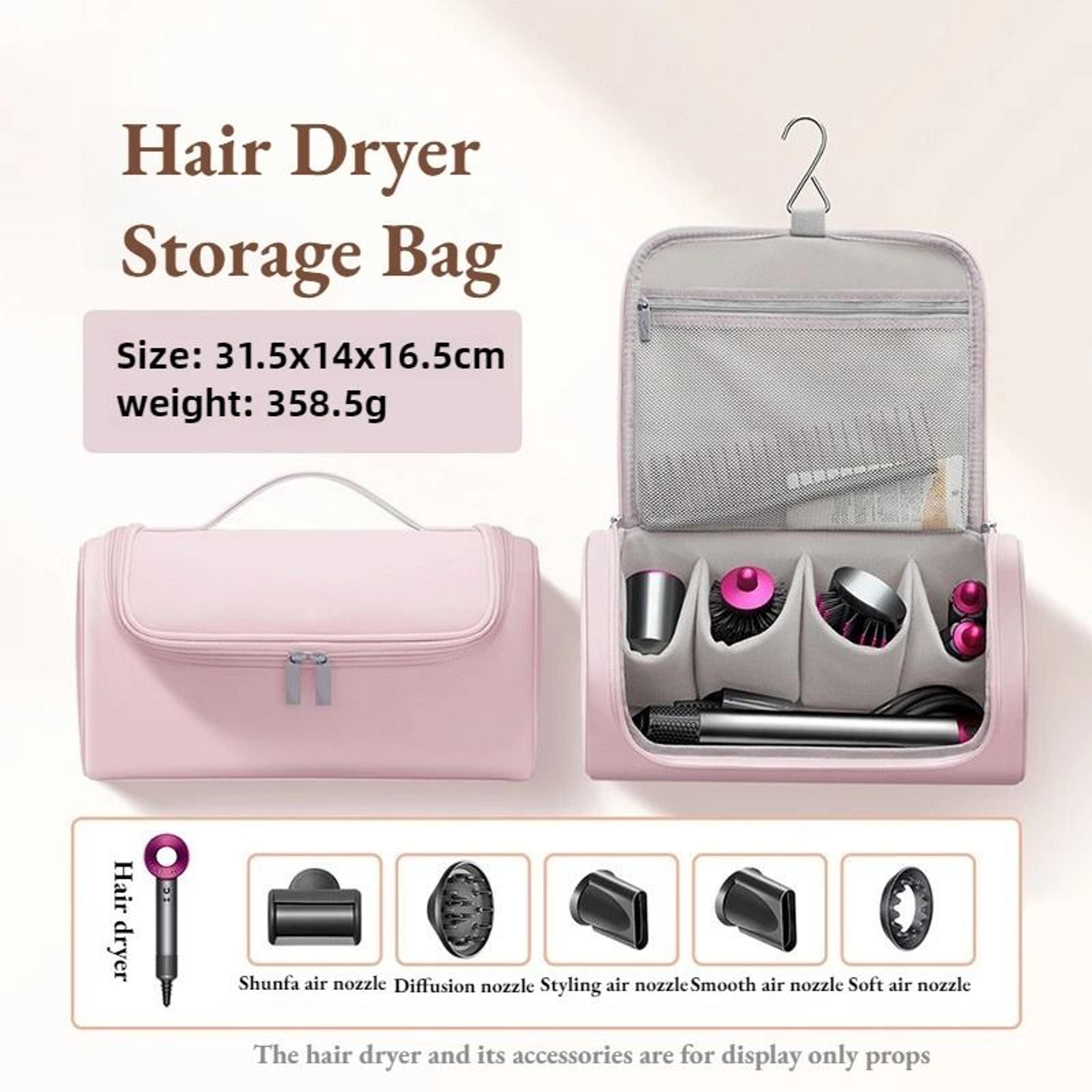 Large Capacity Hair Dryer Storage Bag Travel Organizer Case 6