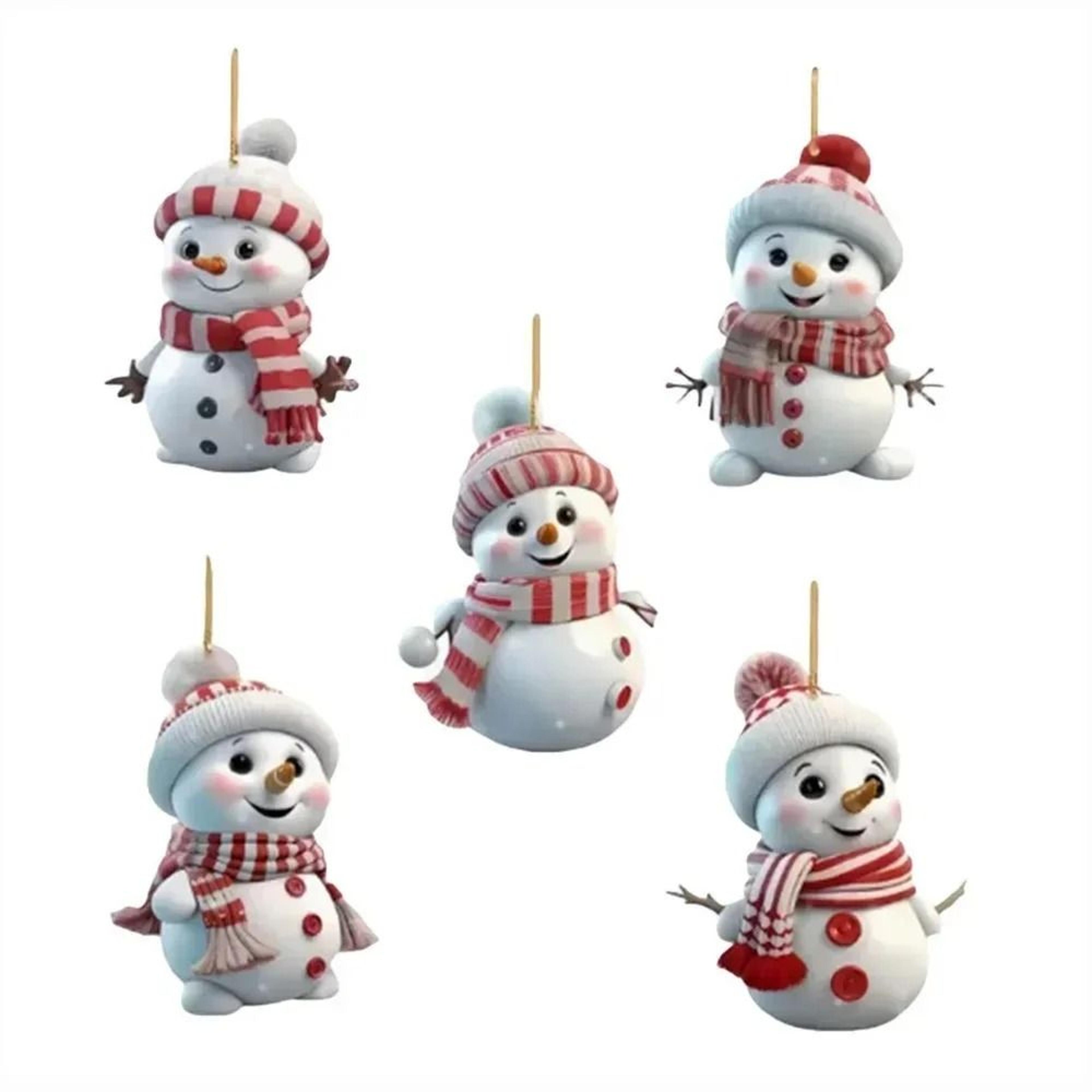 Cute Snowman Christmas Tree Hanging Ornament Decoration 6