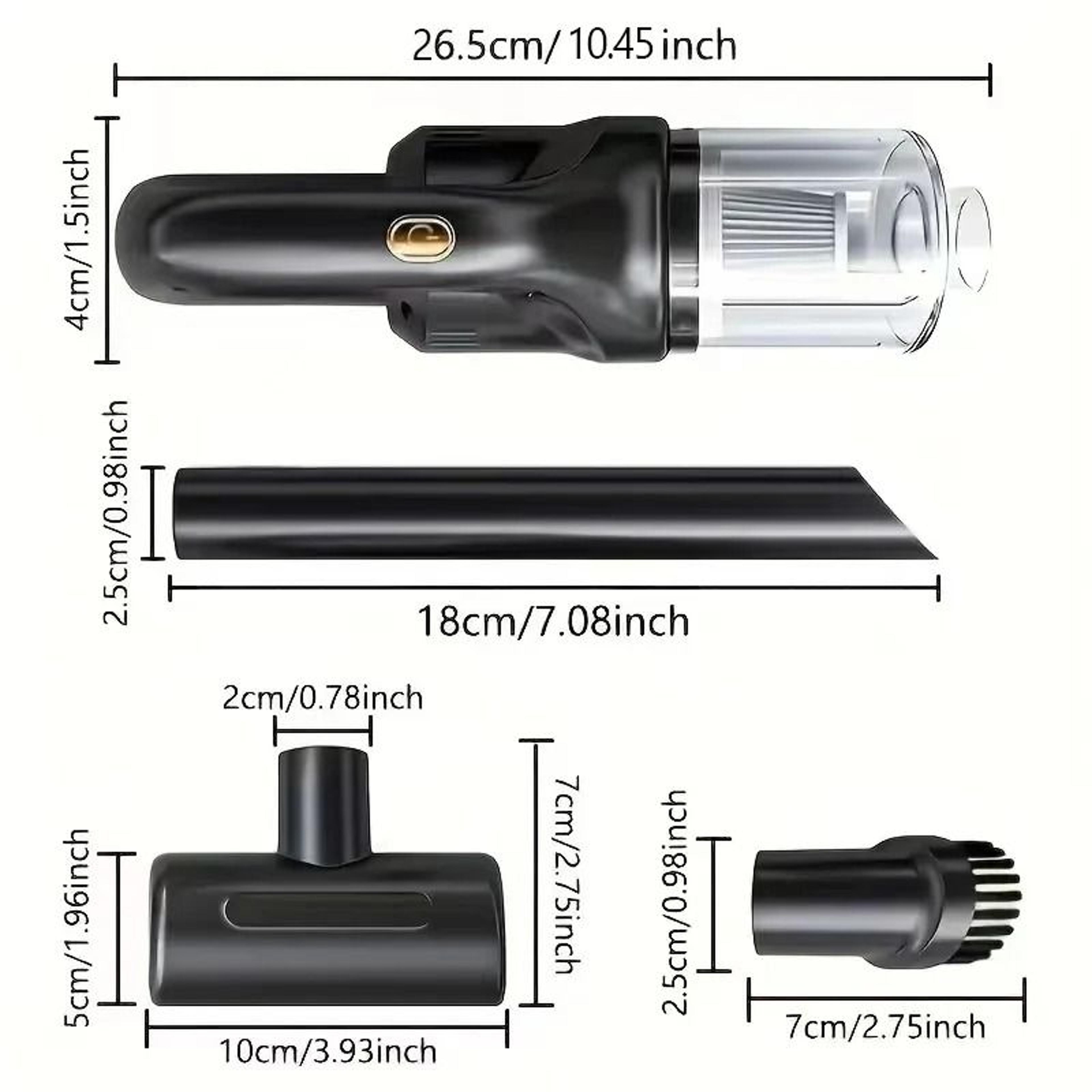 Wireless Handheld Car Vacuum Cleaner Wet Dry Dual Use 5