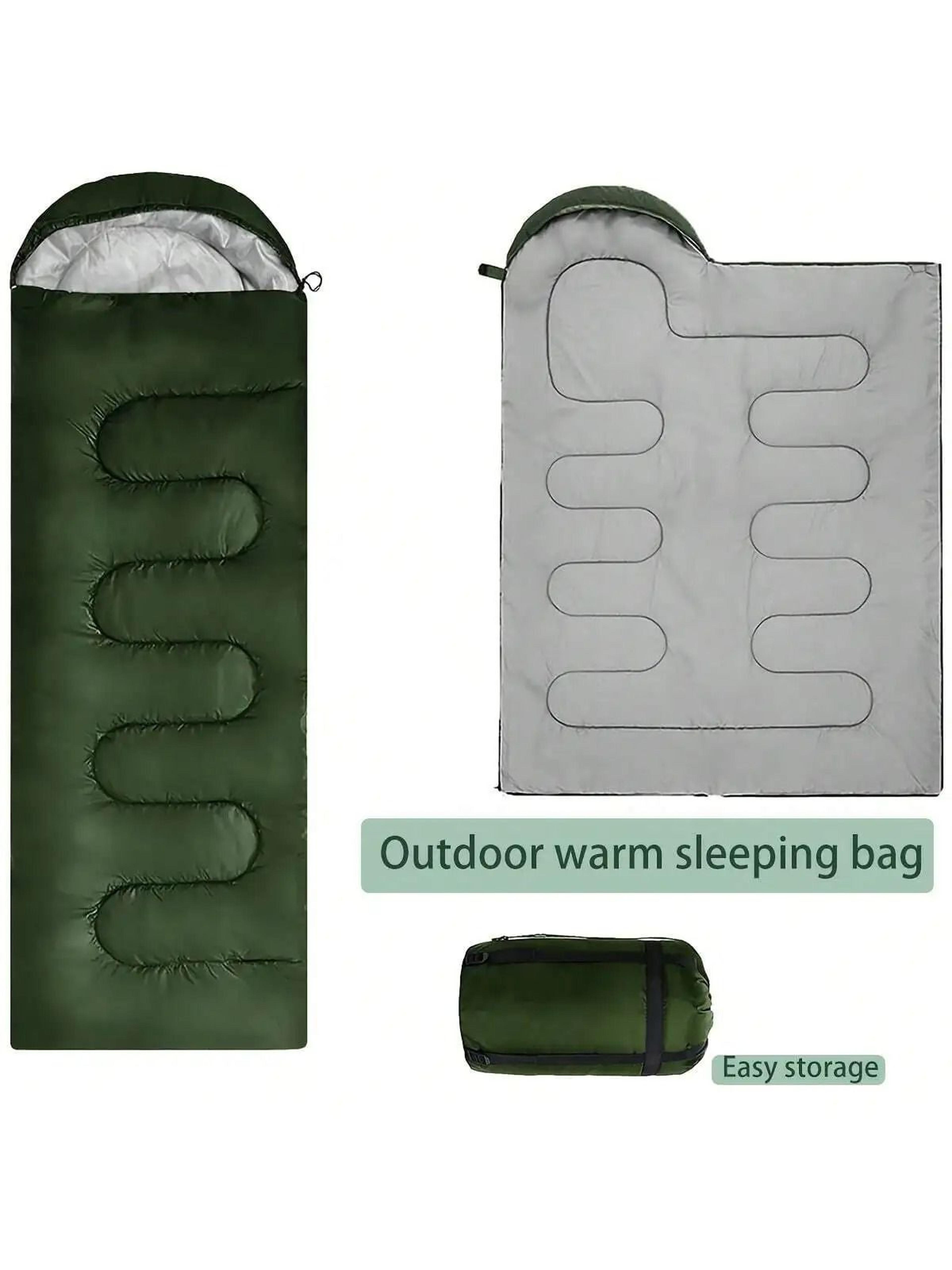 Outdoor Camping Sleeping Bag Extended Warm Foldable Lightweight Design 6